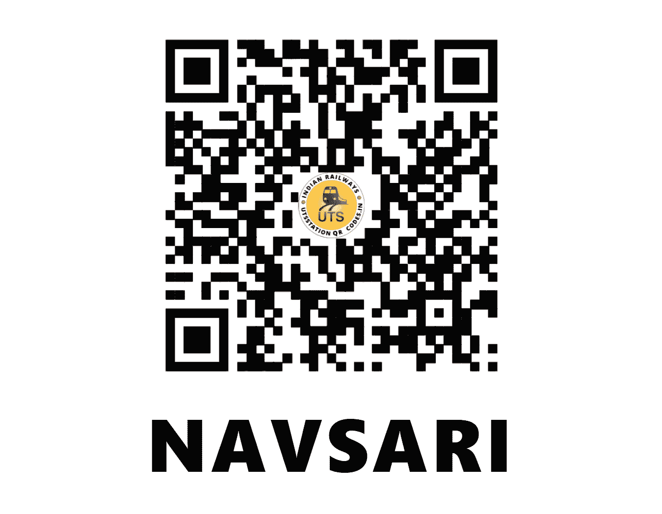 UTS QR Code for NAVSARI - NVS - WR (GUJARAT)