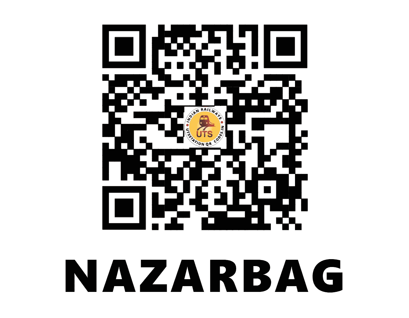 UTS QR Code for NAZARBAG - NZG - WR (GUJARAT)