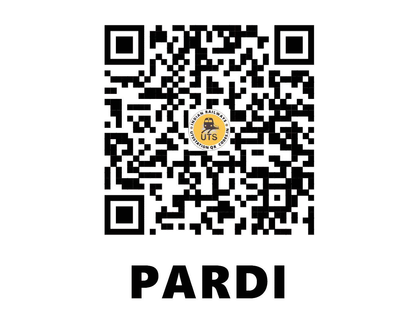 UTS QR Code for PARDI - PAD - WR (GUJARAT)
