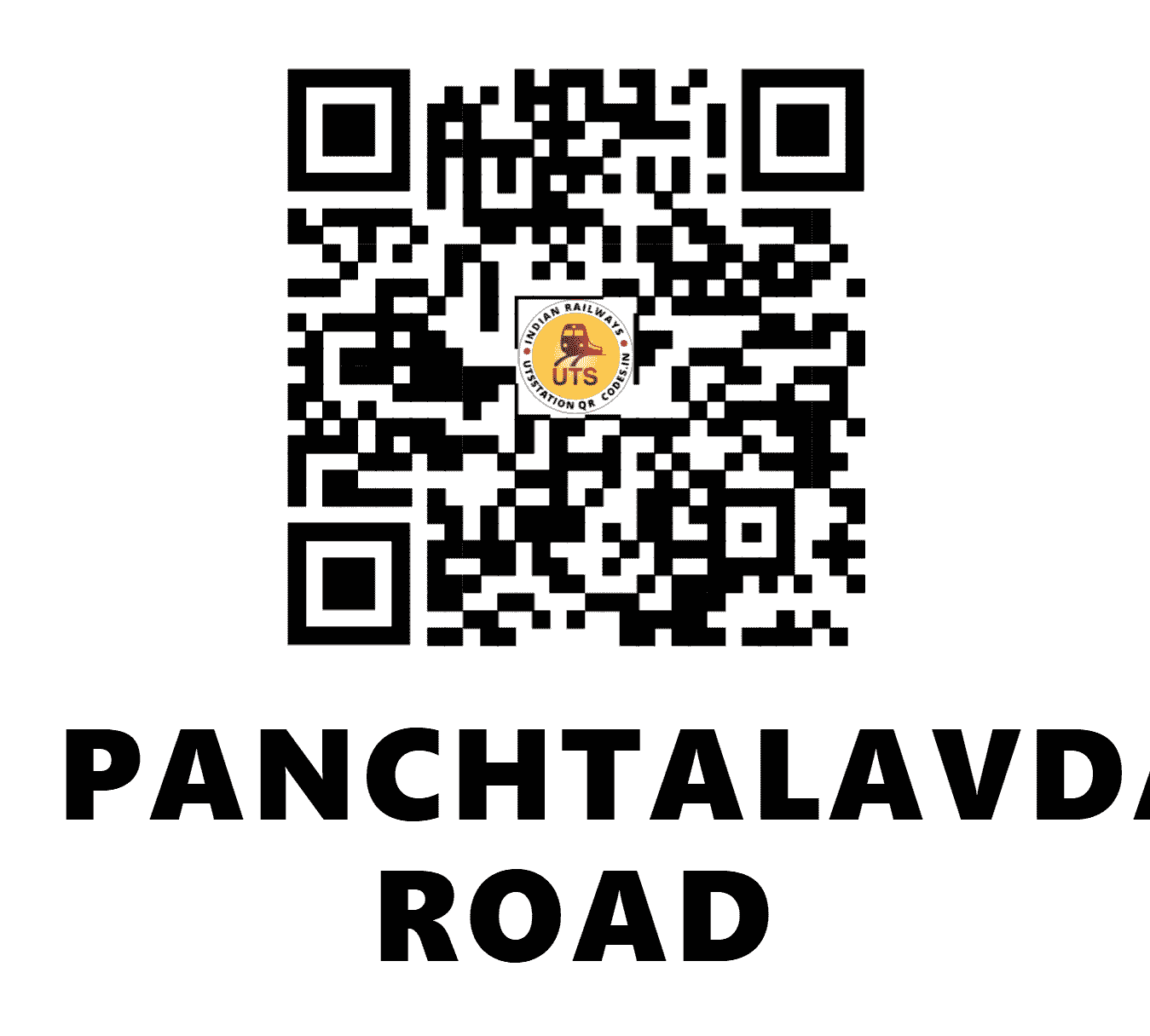 UTS QR Code for PANCHTALAVDA ROAD - PCT - WR (GUJARAT)