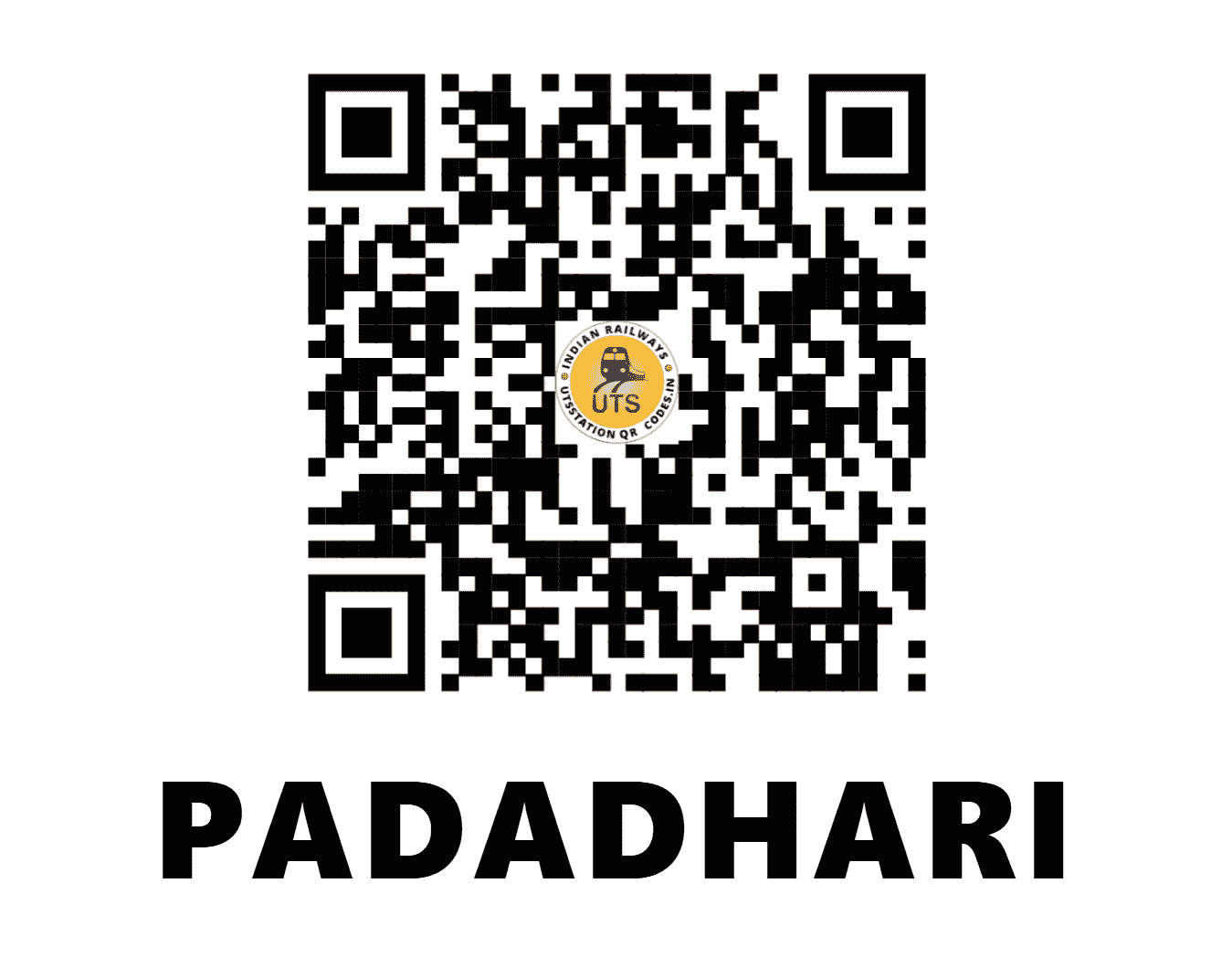 UTS QR Code for PADADHARI - PDH - WR (GUJARAT)