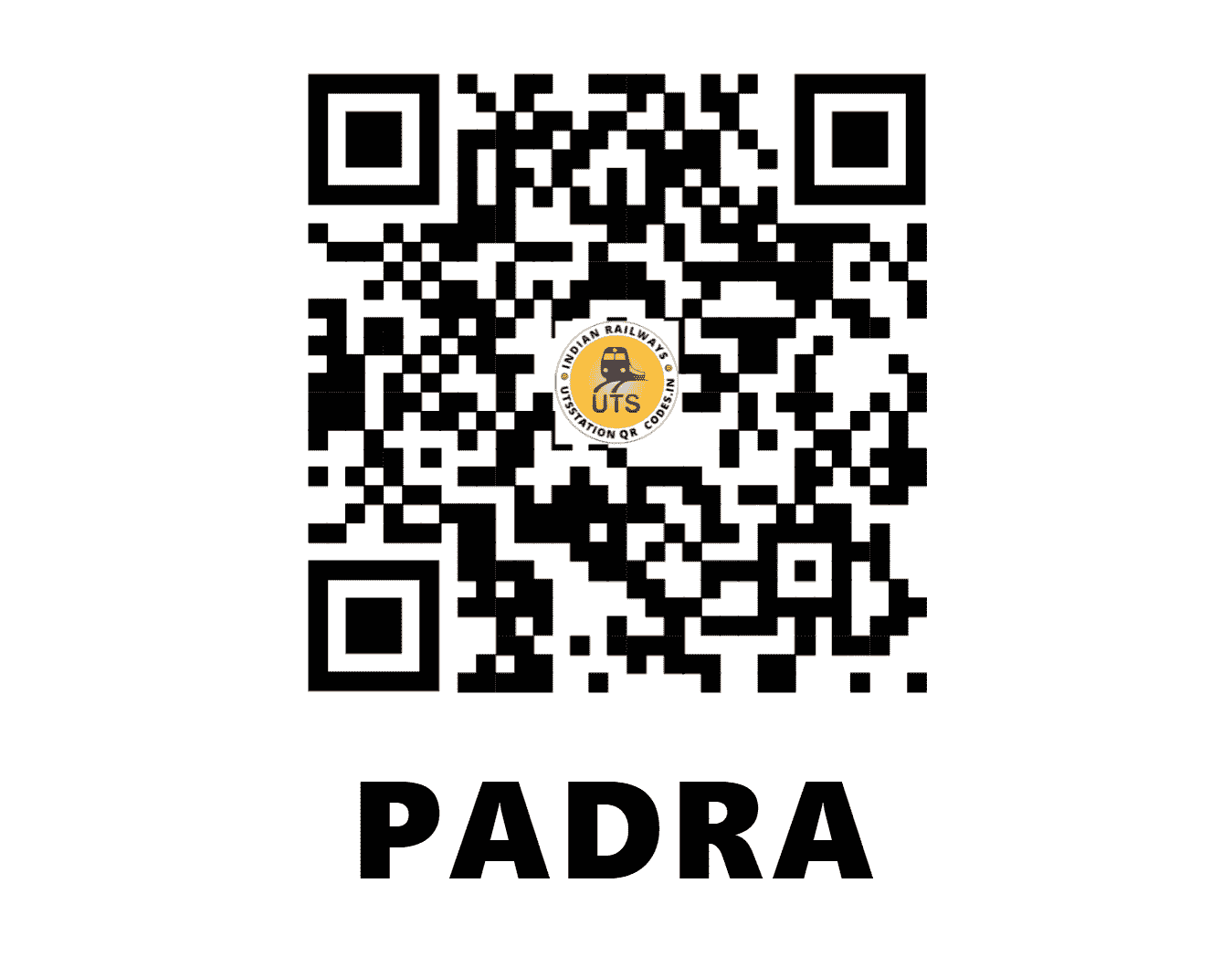 UTS QR Code for PADRA - PDRA - WR (GUJARAT)