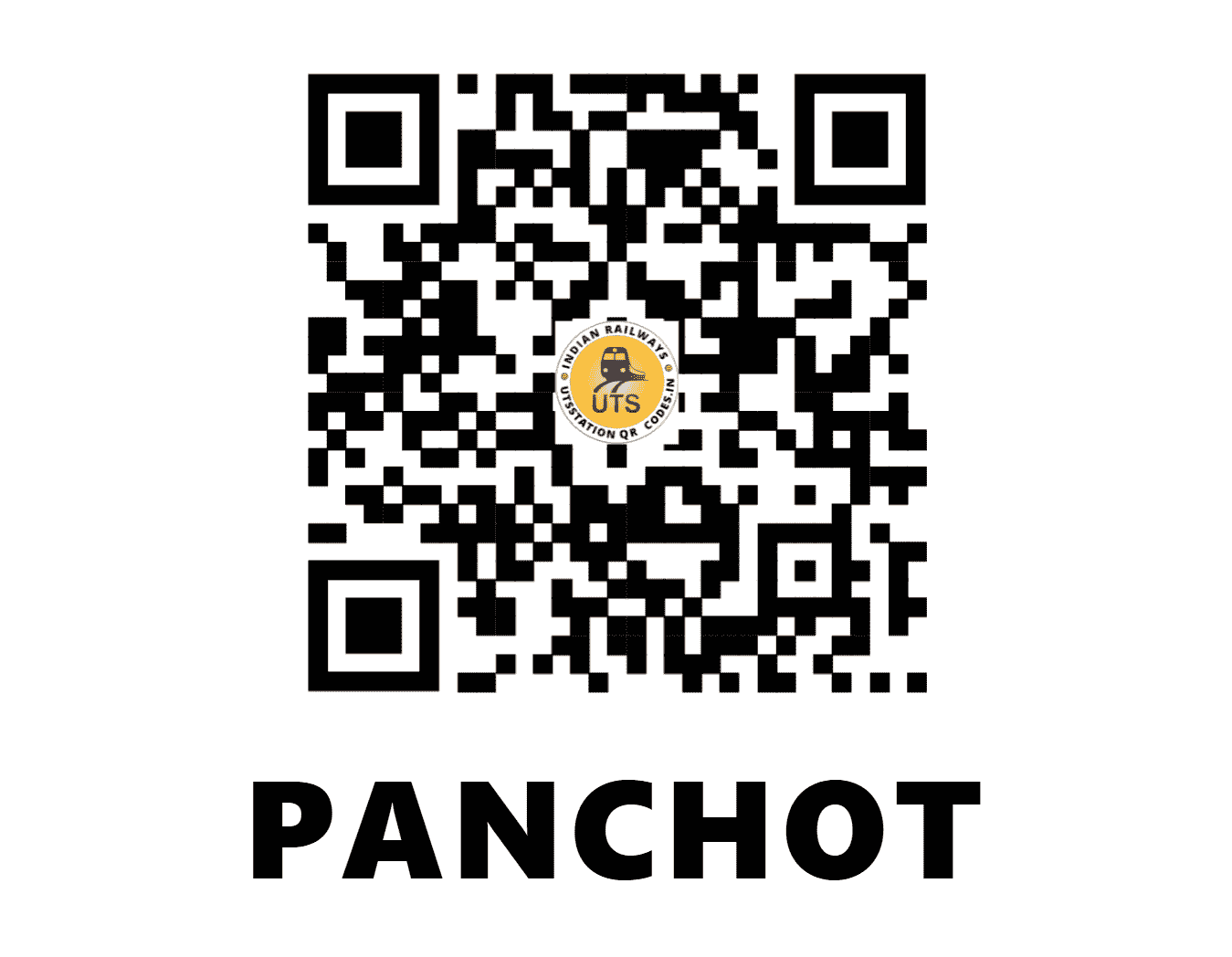 UTS QR Code for PANCHOT - PHC - WR (GUJARAT)
