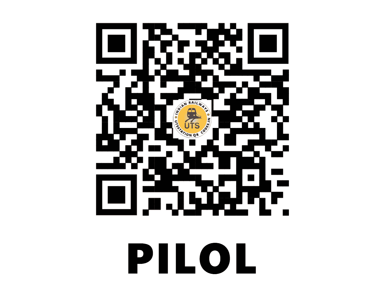 UTS QR Code for PILOL - PIO - WR (GUJARAT)