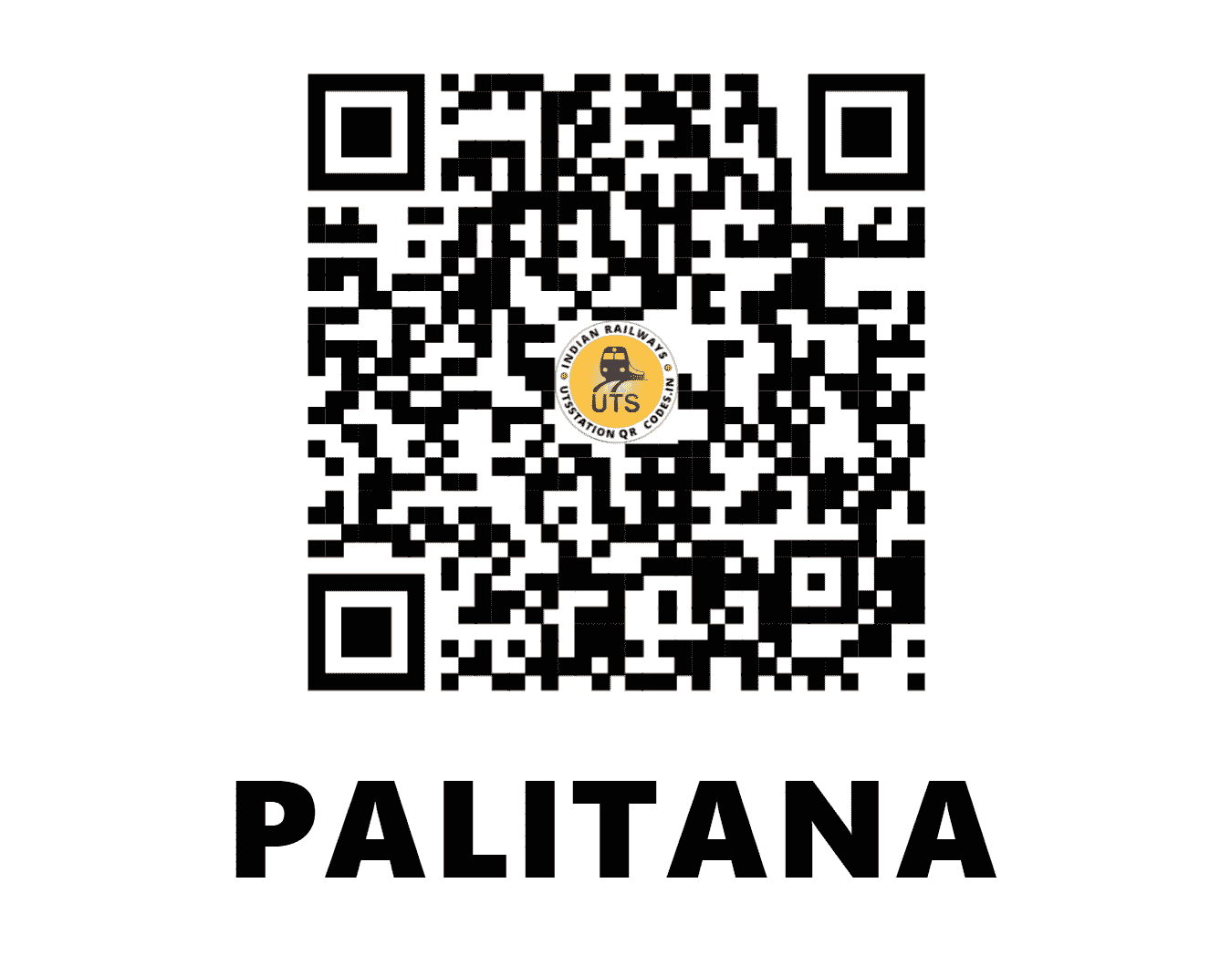 UTS QR Code for PALITANA - PIT - WR (GUJARAT)