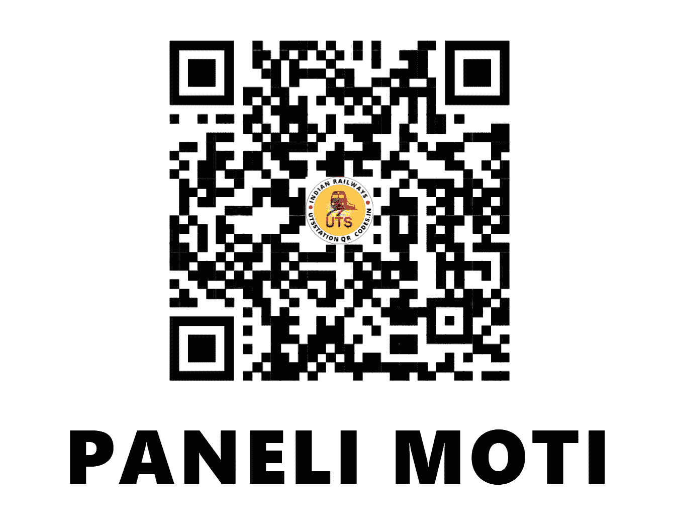 UTS QR Code for PANELI MOTI - PLM - WR (GUJARAT)