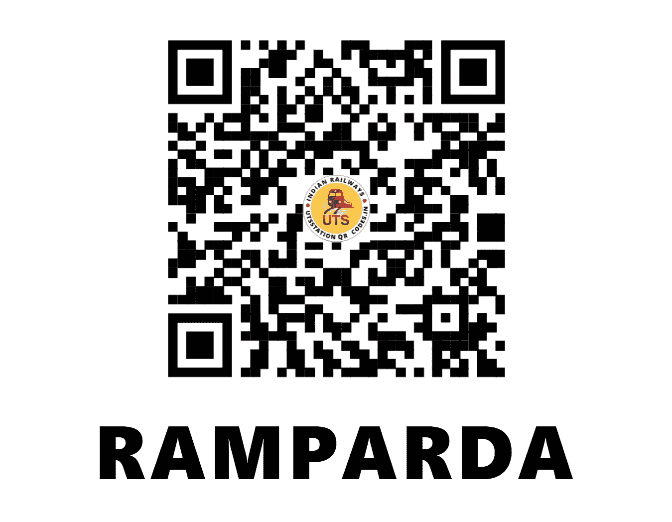 UTS QR Code for RAMPARDA - RA - WR (GUJARAT)