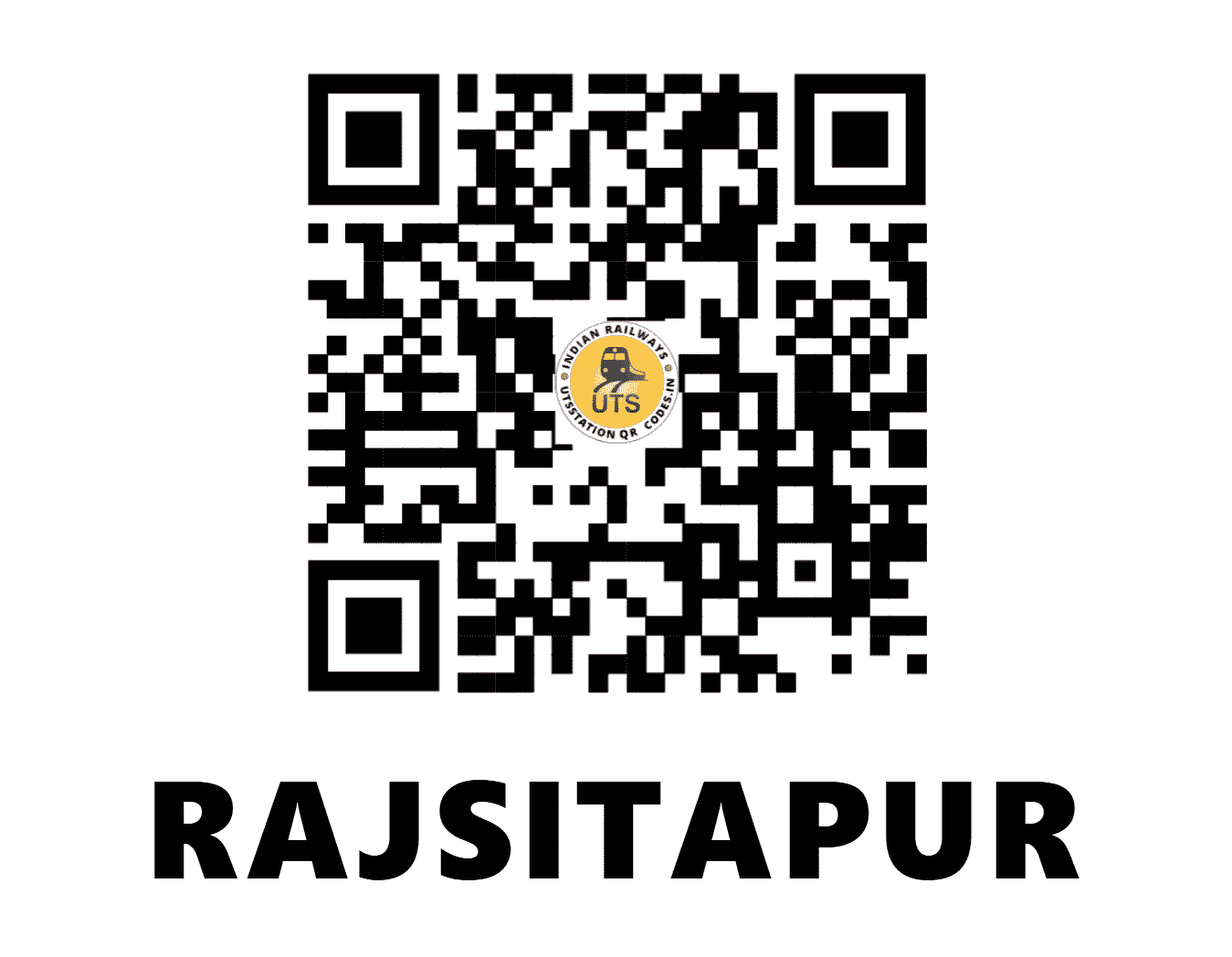UTS QR Code for RAJSITAPUR - RJC - WR (GUJARAT)