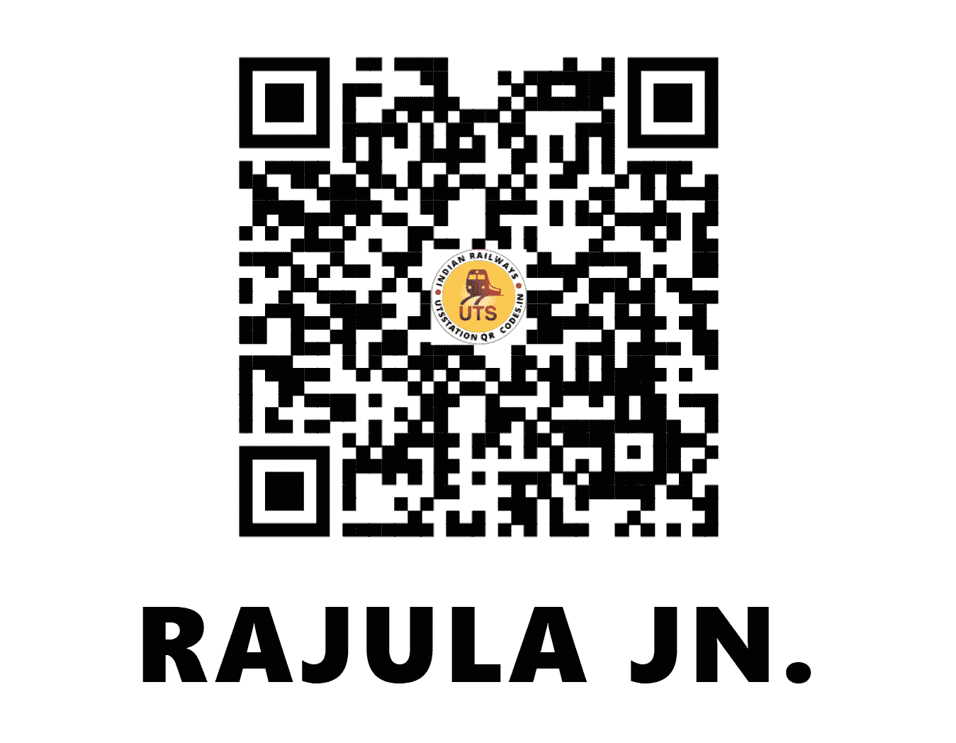 UTS QR Code for RAJULA JN. - RLA - WR (GUJARAT)