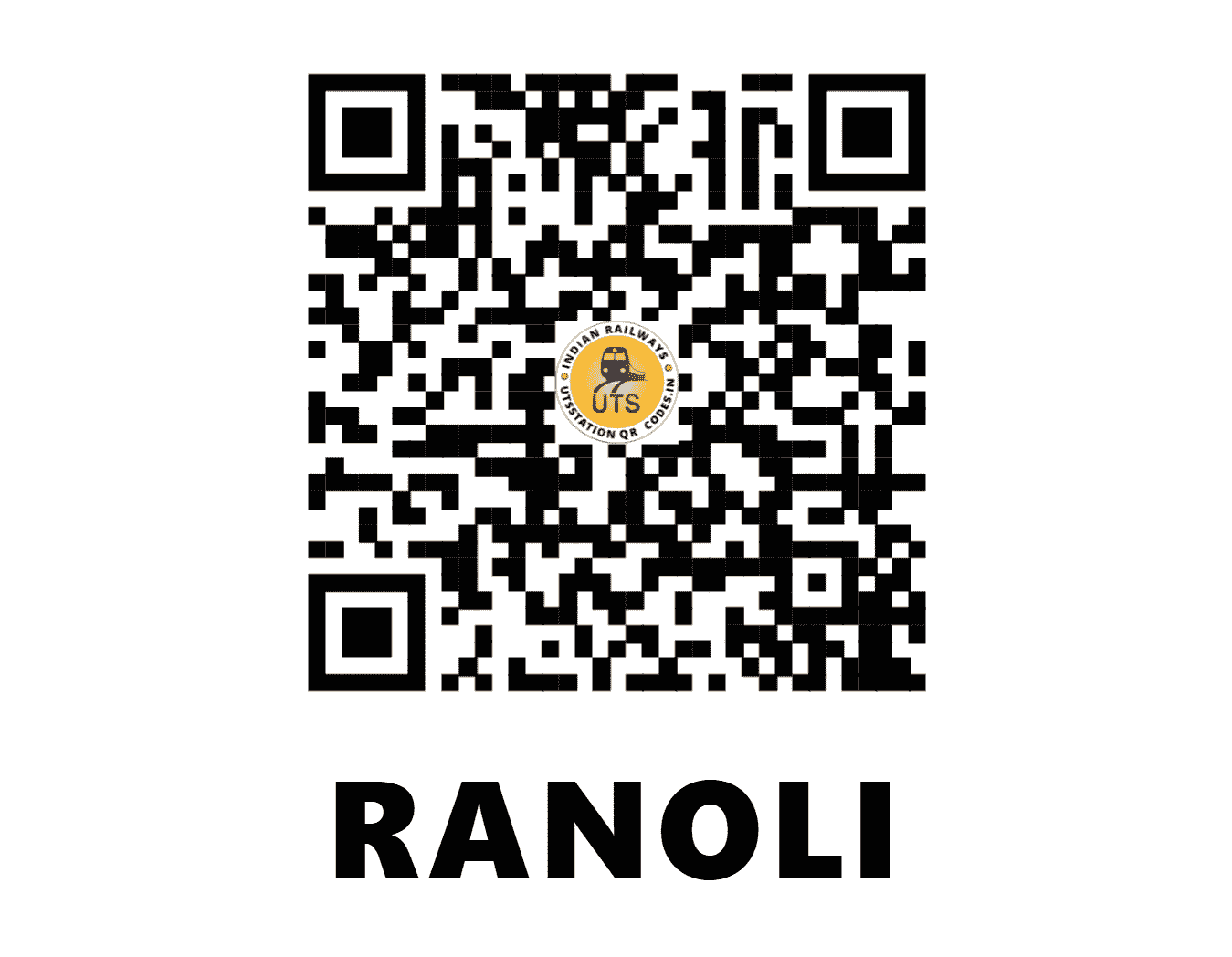 UTS QR Code for RANOLI - RNO - WR (GUJARAT)
