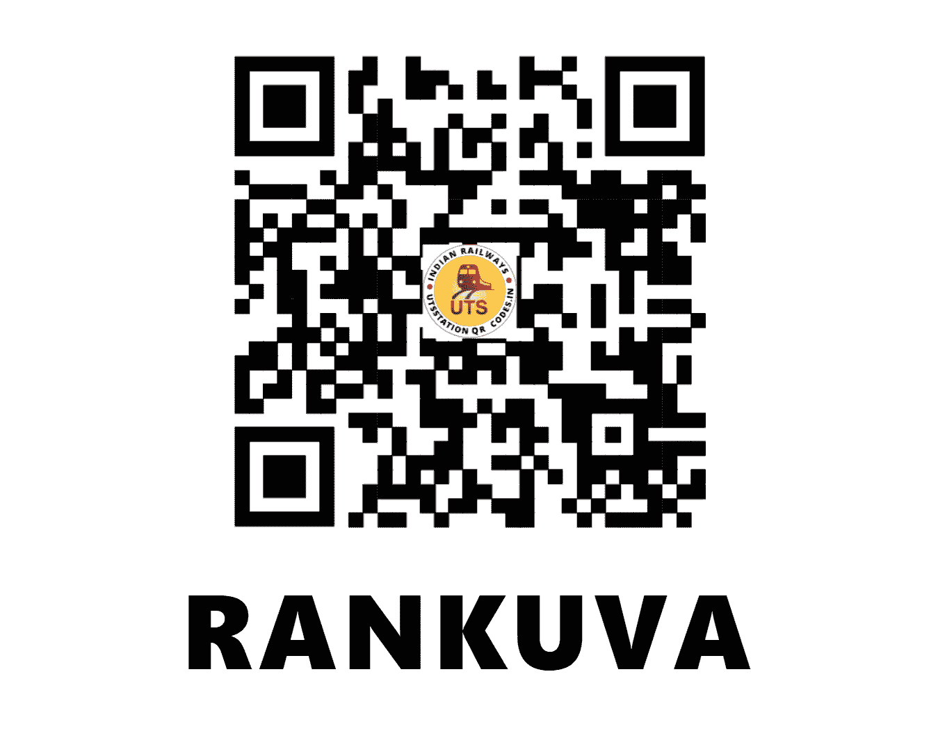UTS QR Code for RANKUVA - RW - WR (GUJARAT)