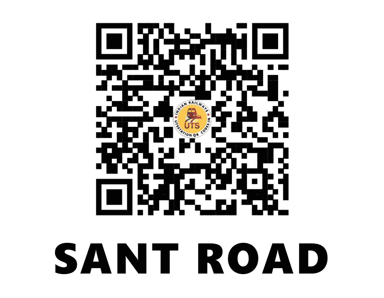 UTS QR Code for SANT ROAD - SAT - WR (GUJARAT)