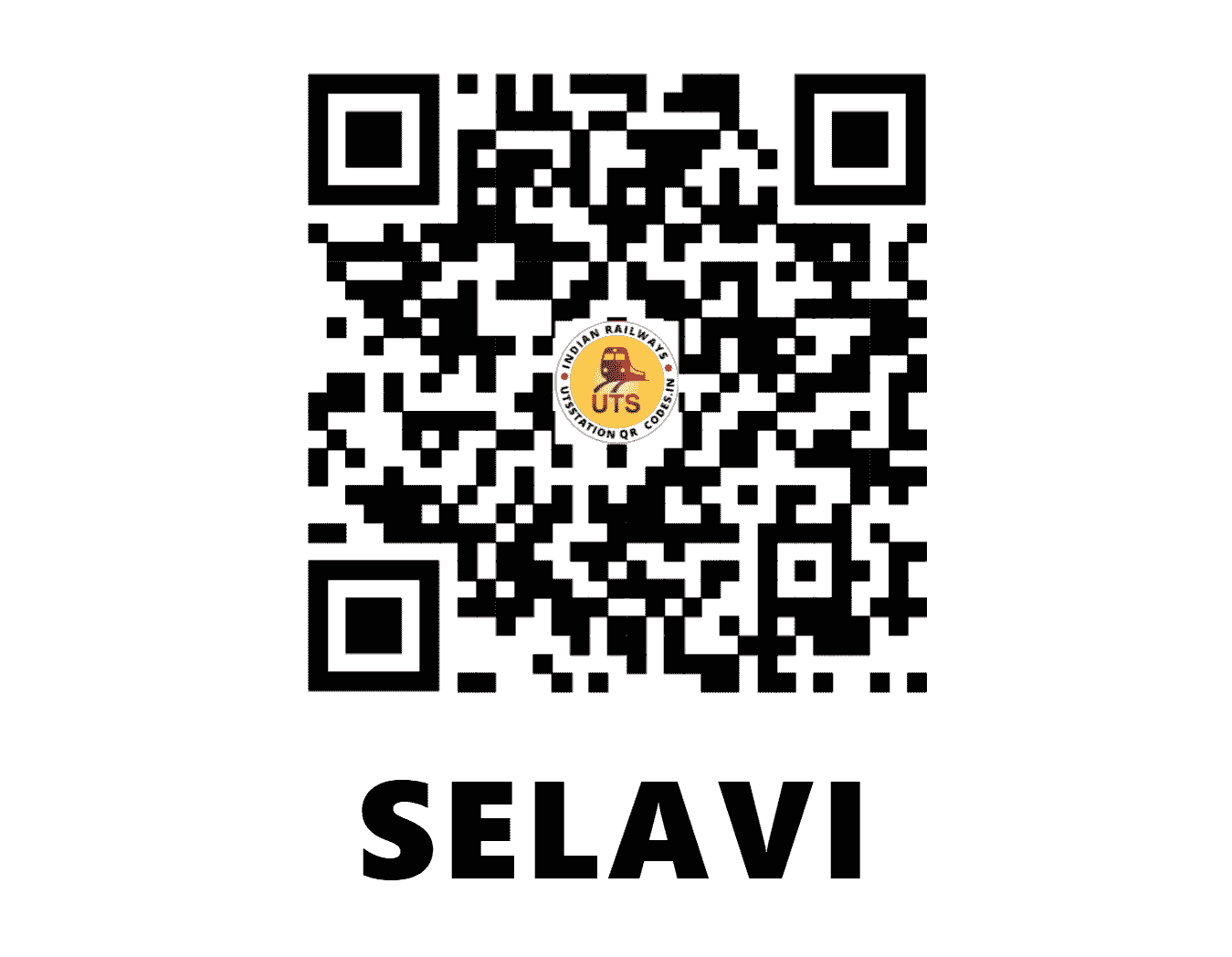 UTS QR Code for SELAVI - SHLV - WR (GUJARAT)