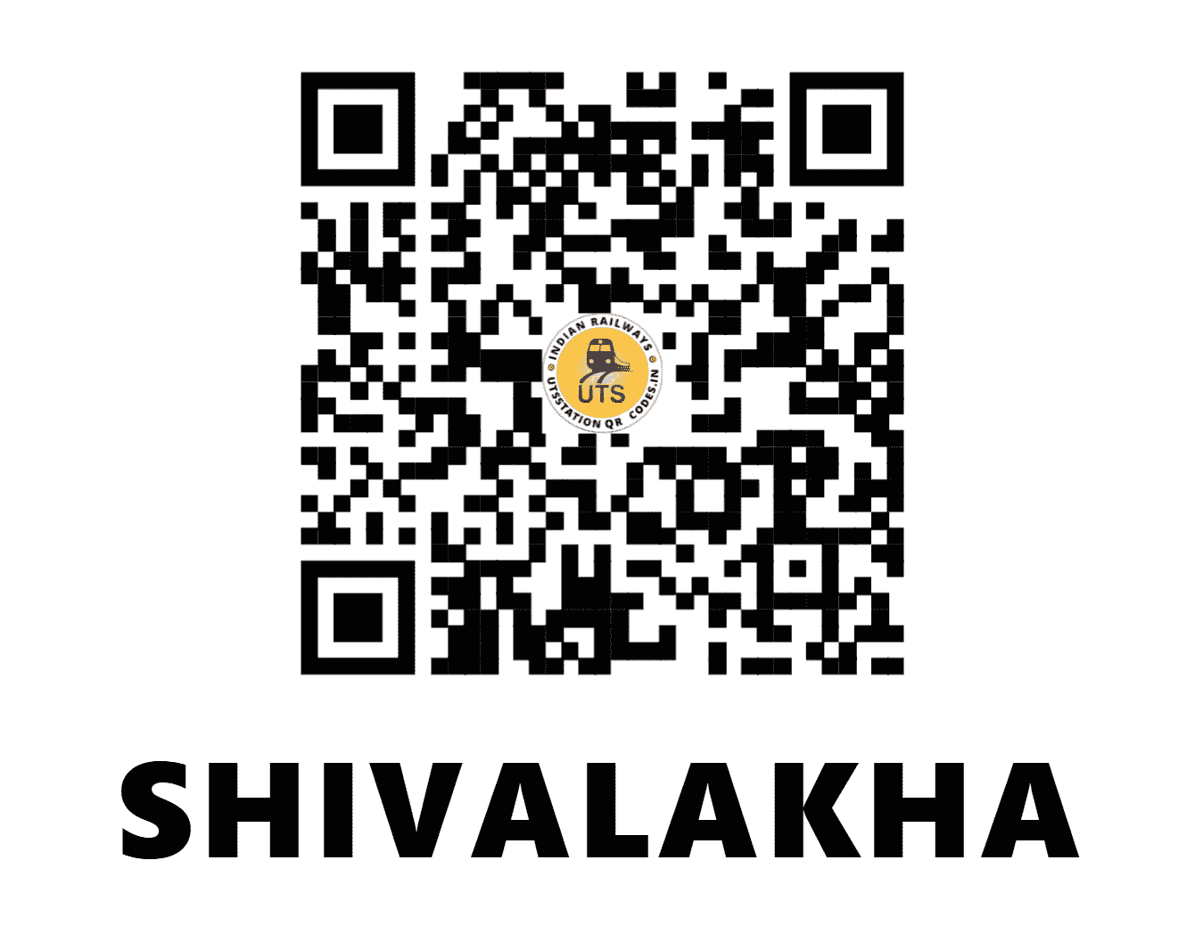 UTS QR Code for SHIVALAKHA - SIA - WR (GUJARAT)
