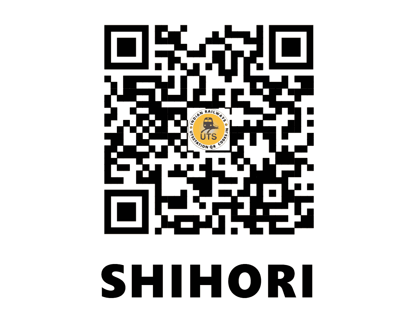 UTS QR Code for SHIHORI - SIHI - WR (GUJARAT)