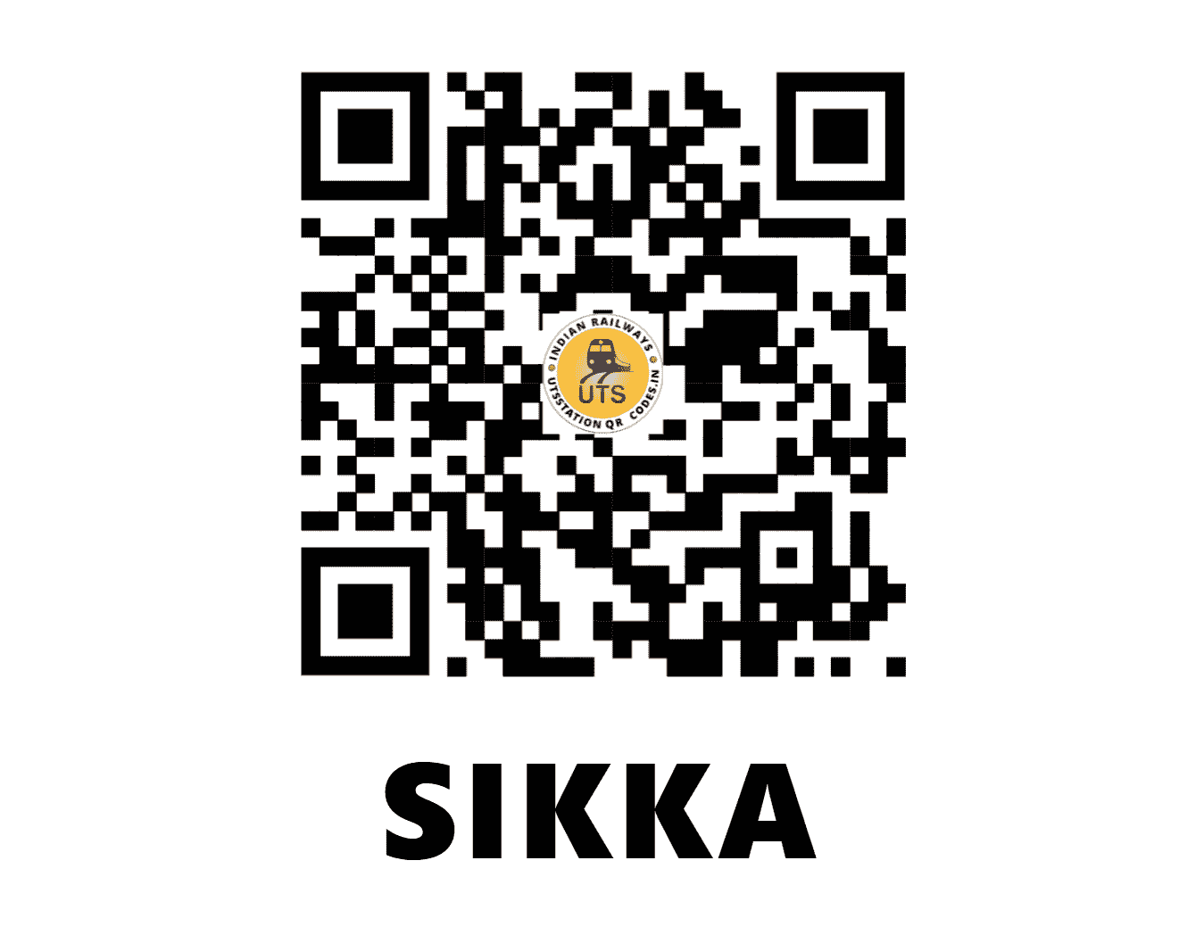 UTS QR Code for SIKKA - SIKA - WR (GUJARAT)