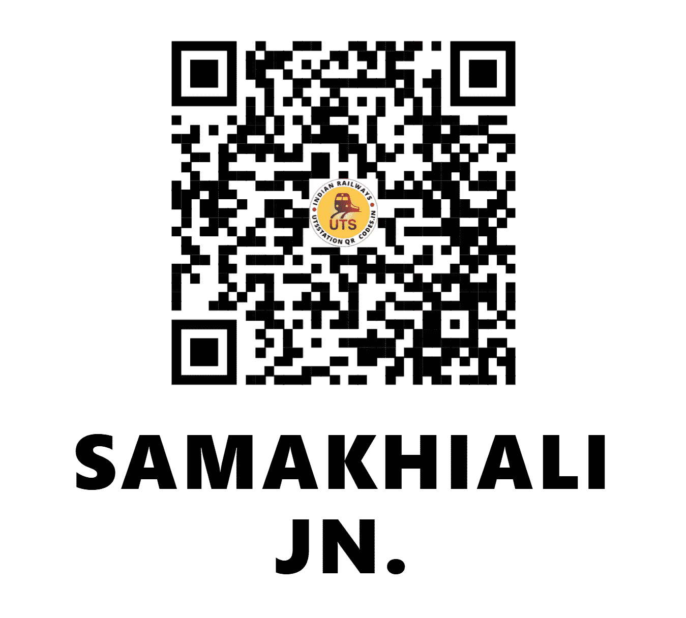 UTS QR Code for SAMAKHIALI JN. - SIOB - WR (GUJARAT)
