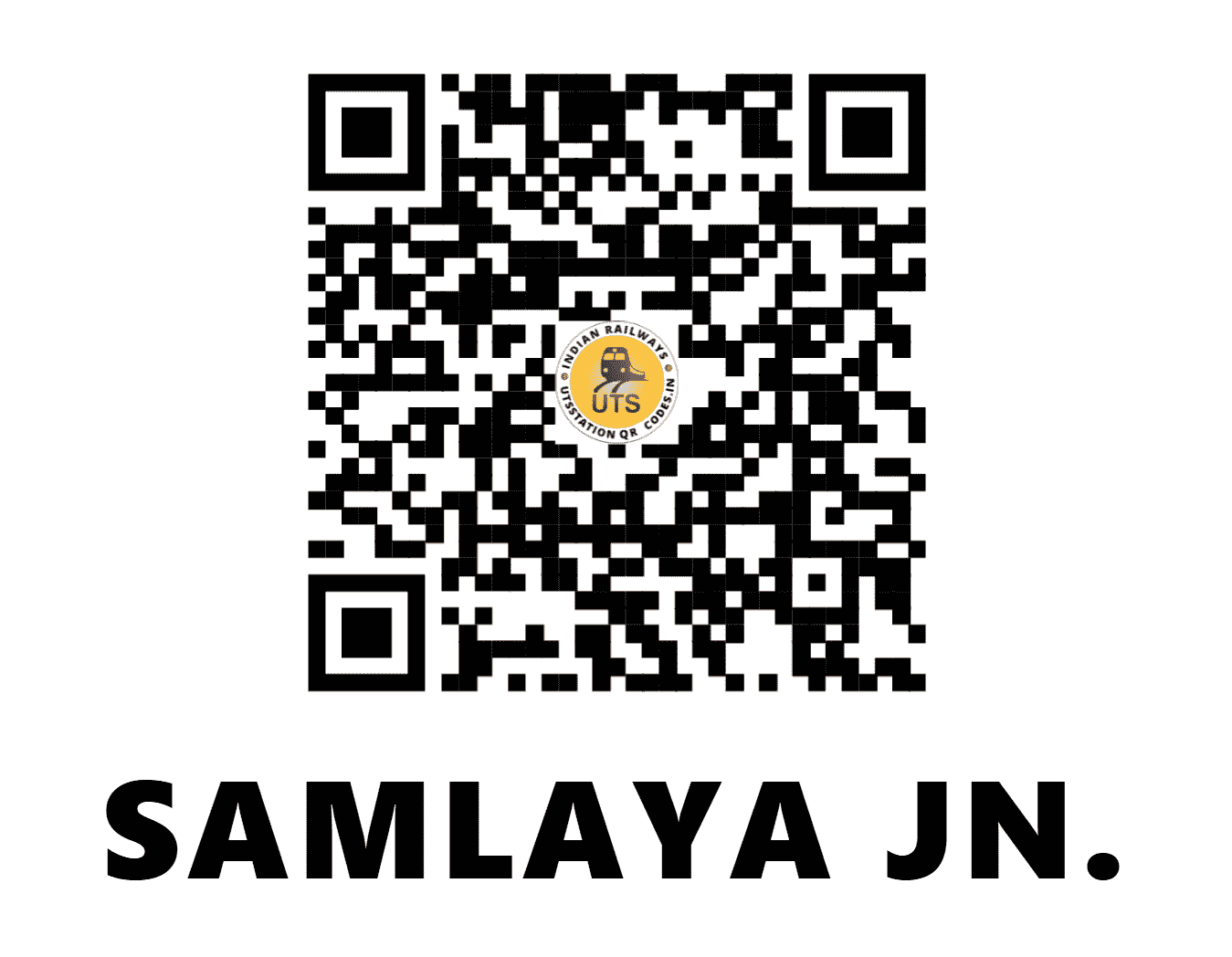 UTS QR Code for SAMLAYA JN. - SMLA - WR (GUJARAT)