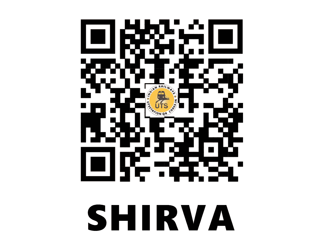 UTS QR Code for SHIRVA - SRVA - WR (GUJARAT)