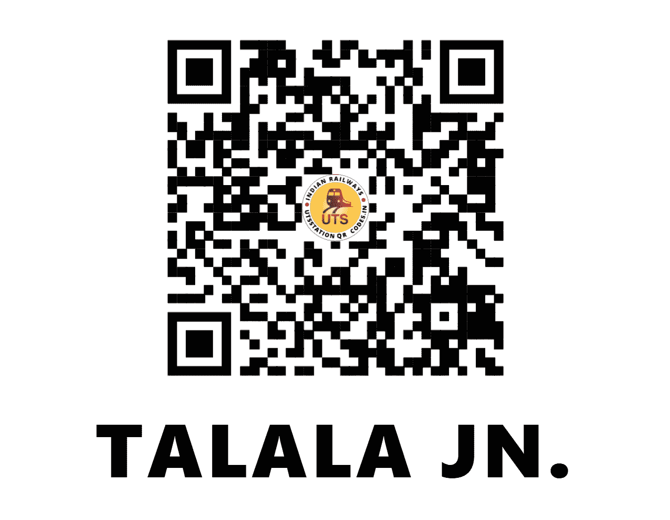 UTS QR Code for TALALA JN. - TAV - WR (GUJARAT)