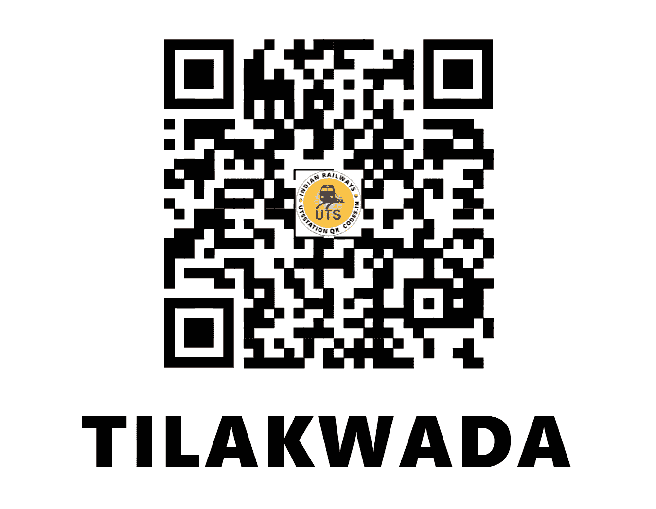 UTS QR Code for TILAKWADA - TKWA - WR (GUJARAT)