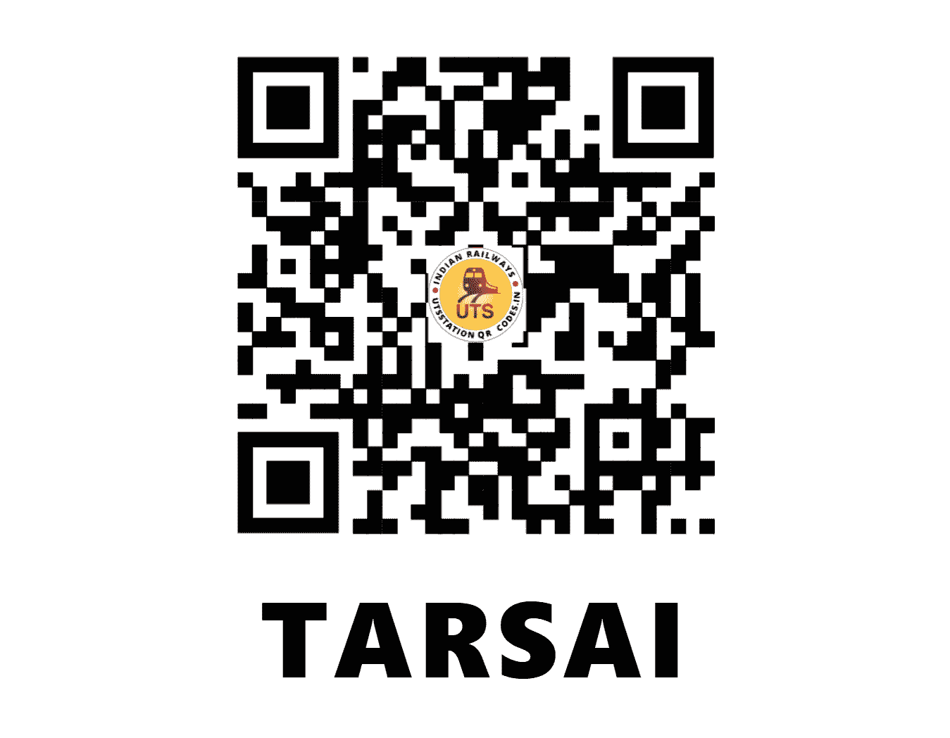 UTS QR Code for TARSAI - TRSR - WR (GUJARAT)