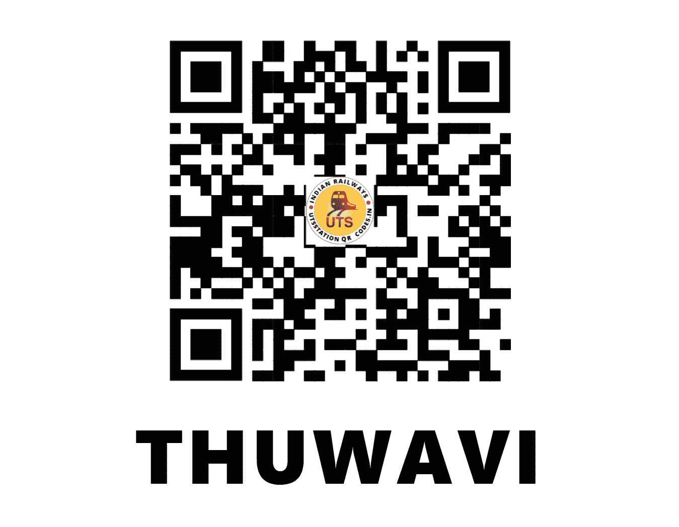 UTS QR Code for THUWAVI - TWV - WR (GUJARAT)