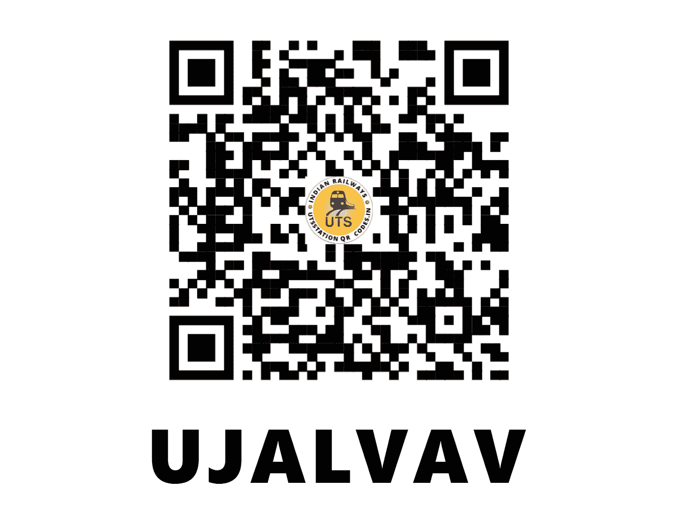 UTS QR Code for UJALVAV - UJ - WR (GUJARAT)