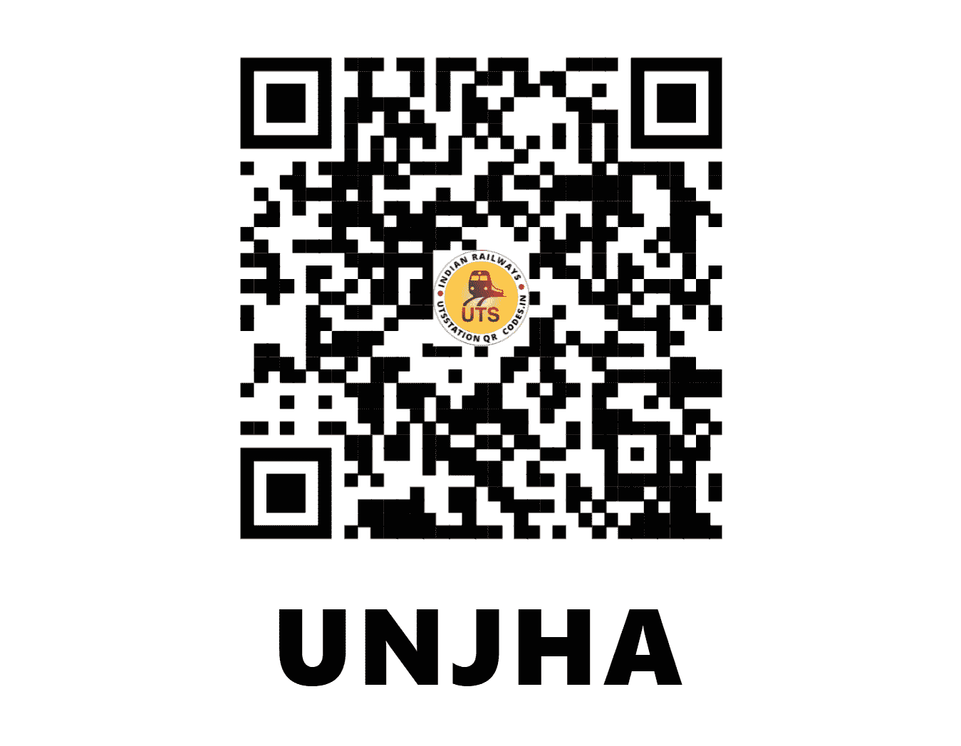 UTS QR Code for UNJHA - UJA - WR (GUJARAT)