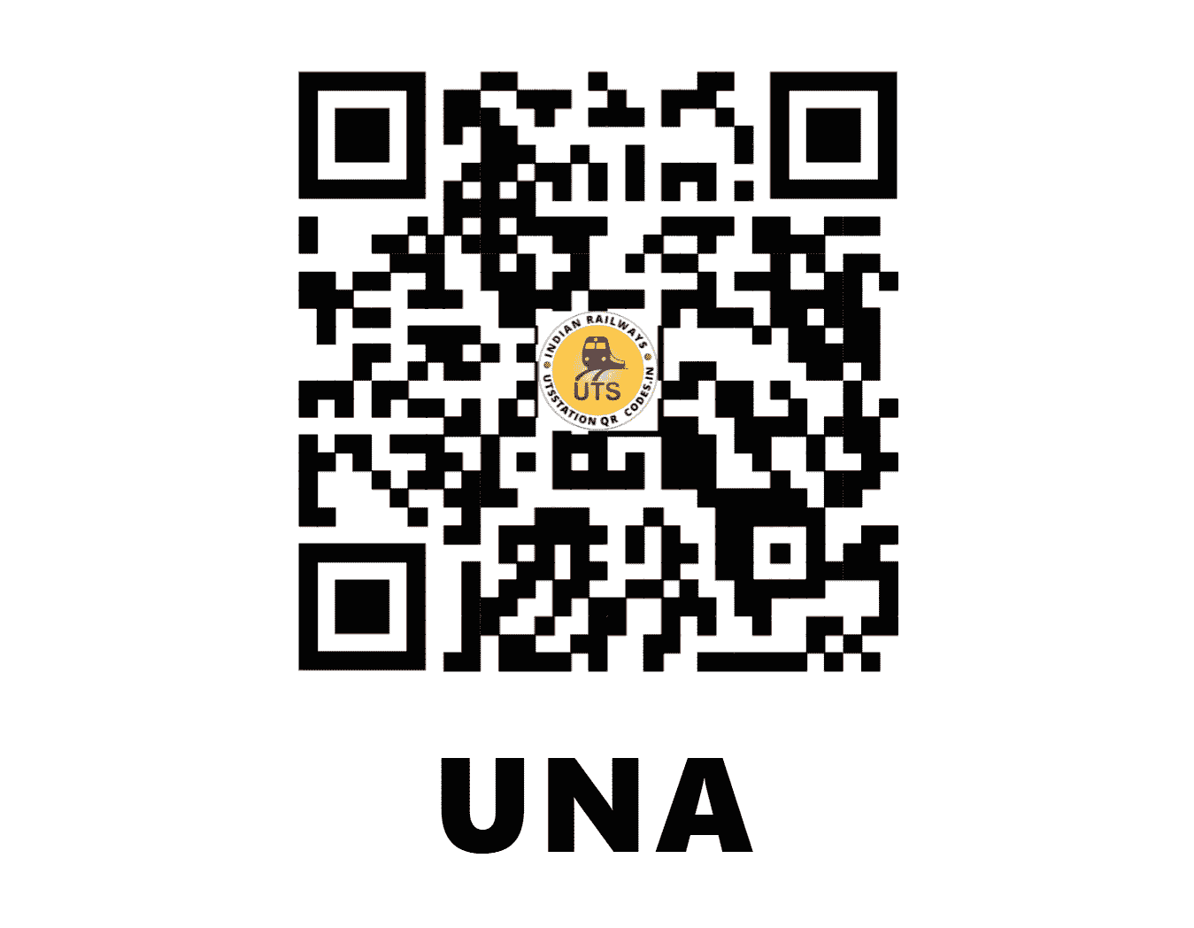 UTS QR Code for UNA - UNA - WR (GUJARAT)