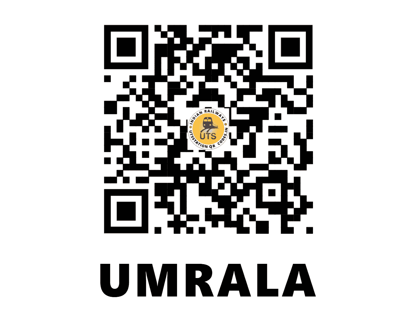 UTS QR Code for UMRALA - URT - WR (GUJARAT)