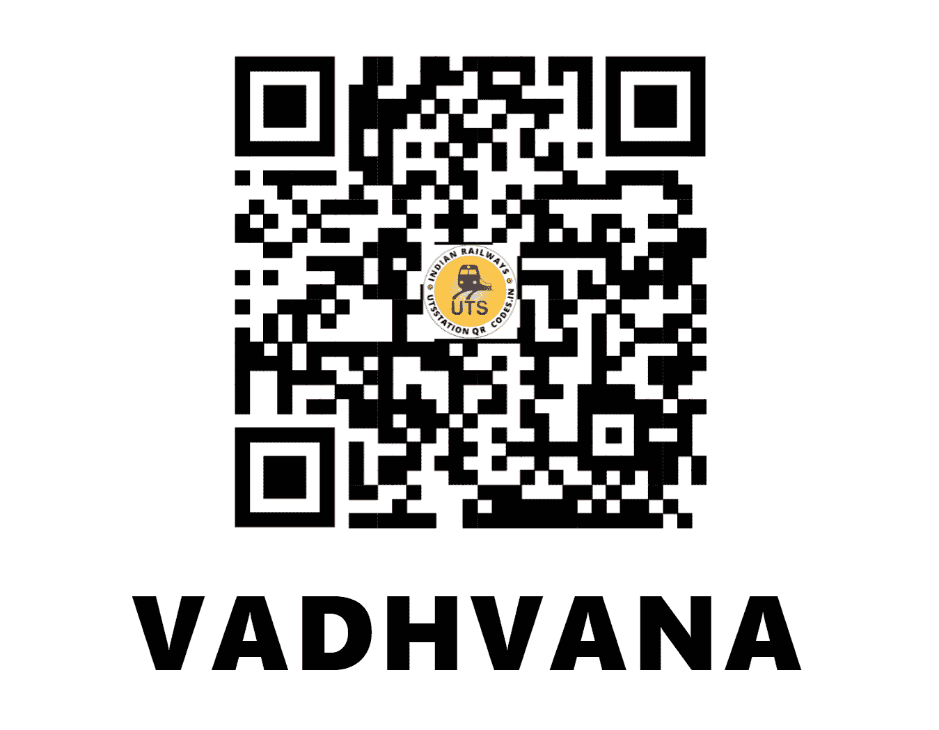 UTS QR Code for VADHVANA - VAN - WR (GUJARAT)