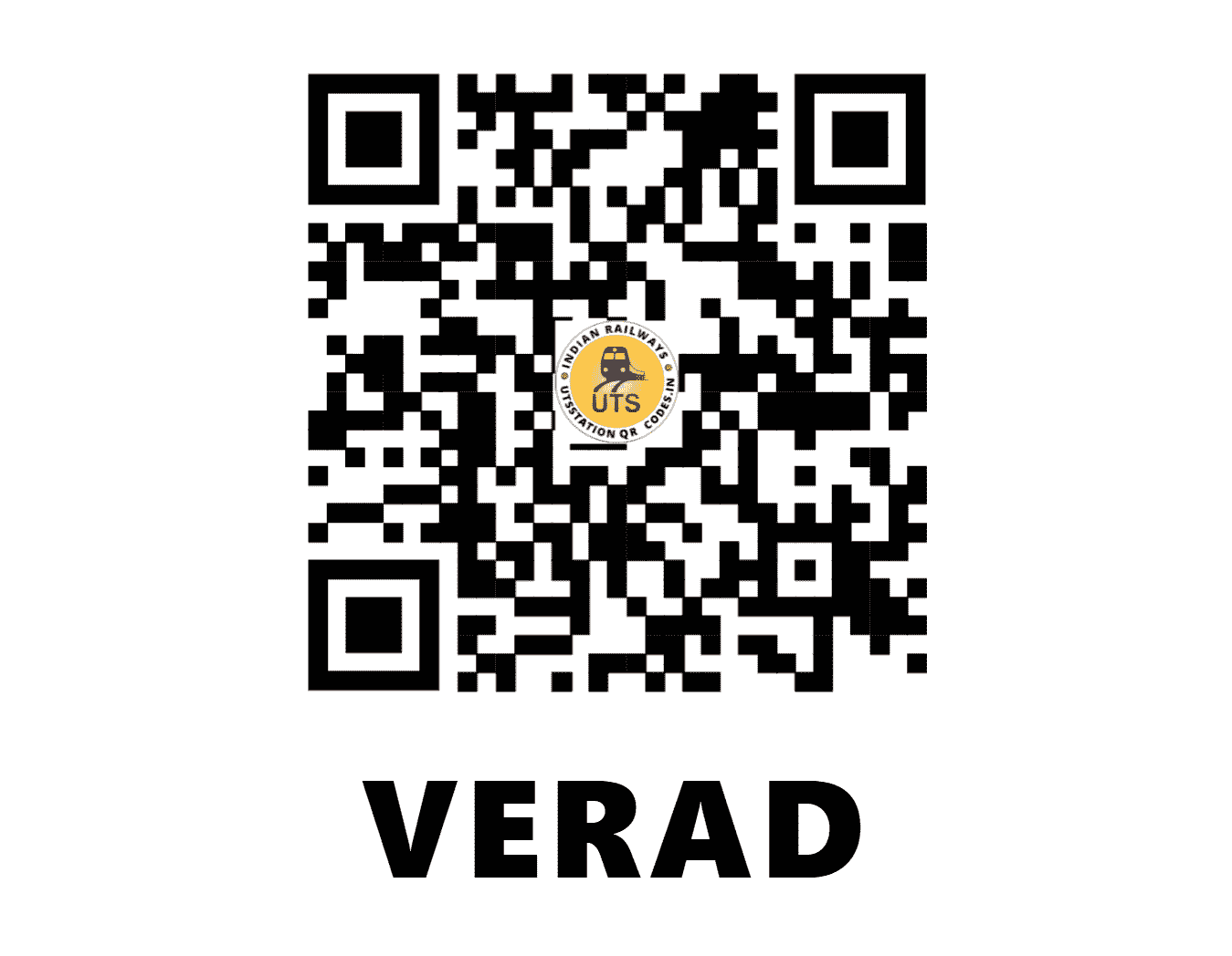 UTS QR Code for VERAD - VED - WR (GUJARAT)