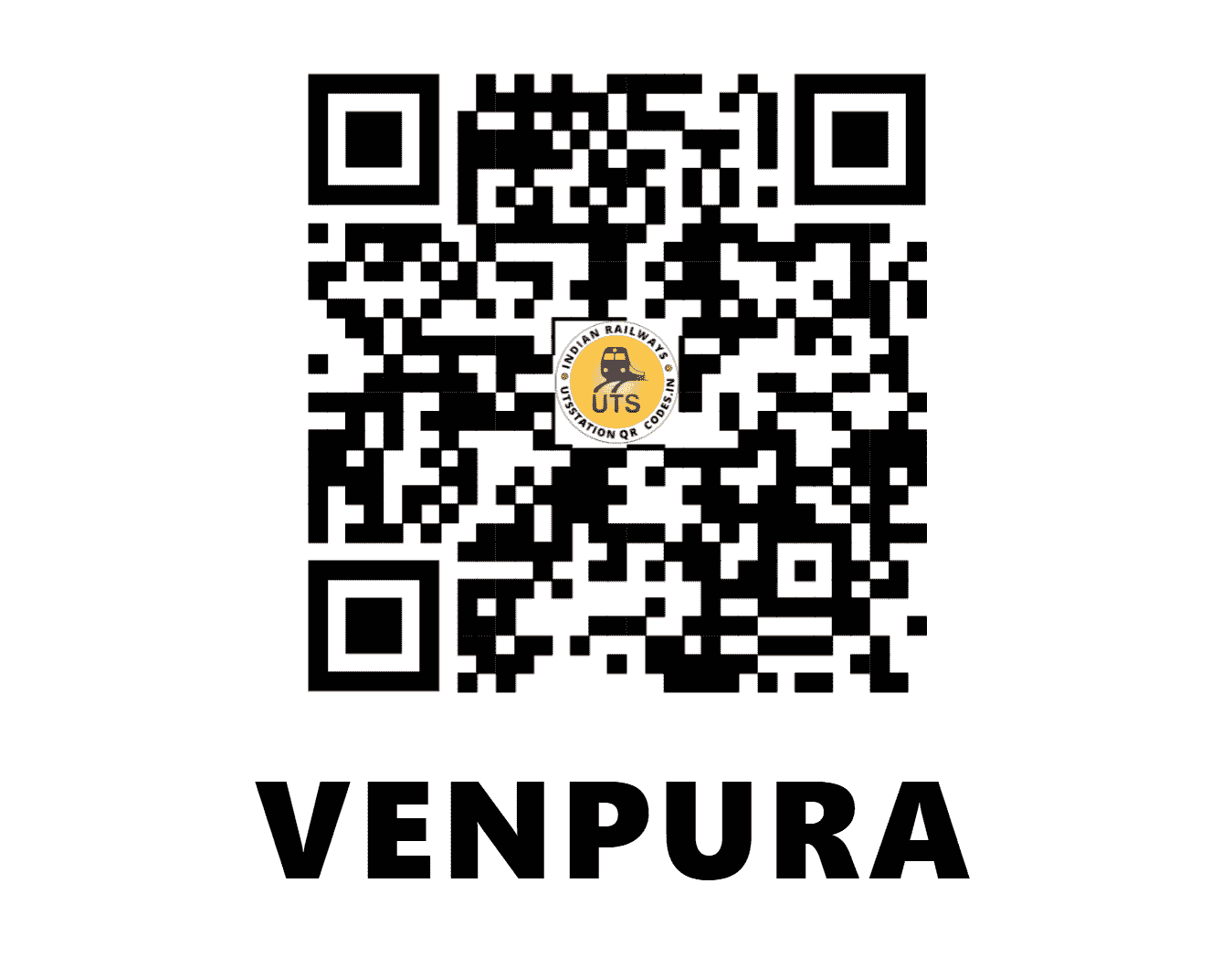 UTS QR Code for VENPURA - VNP - WR (GUJARAT)