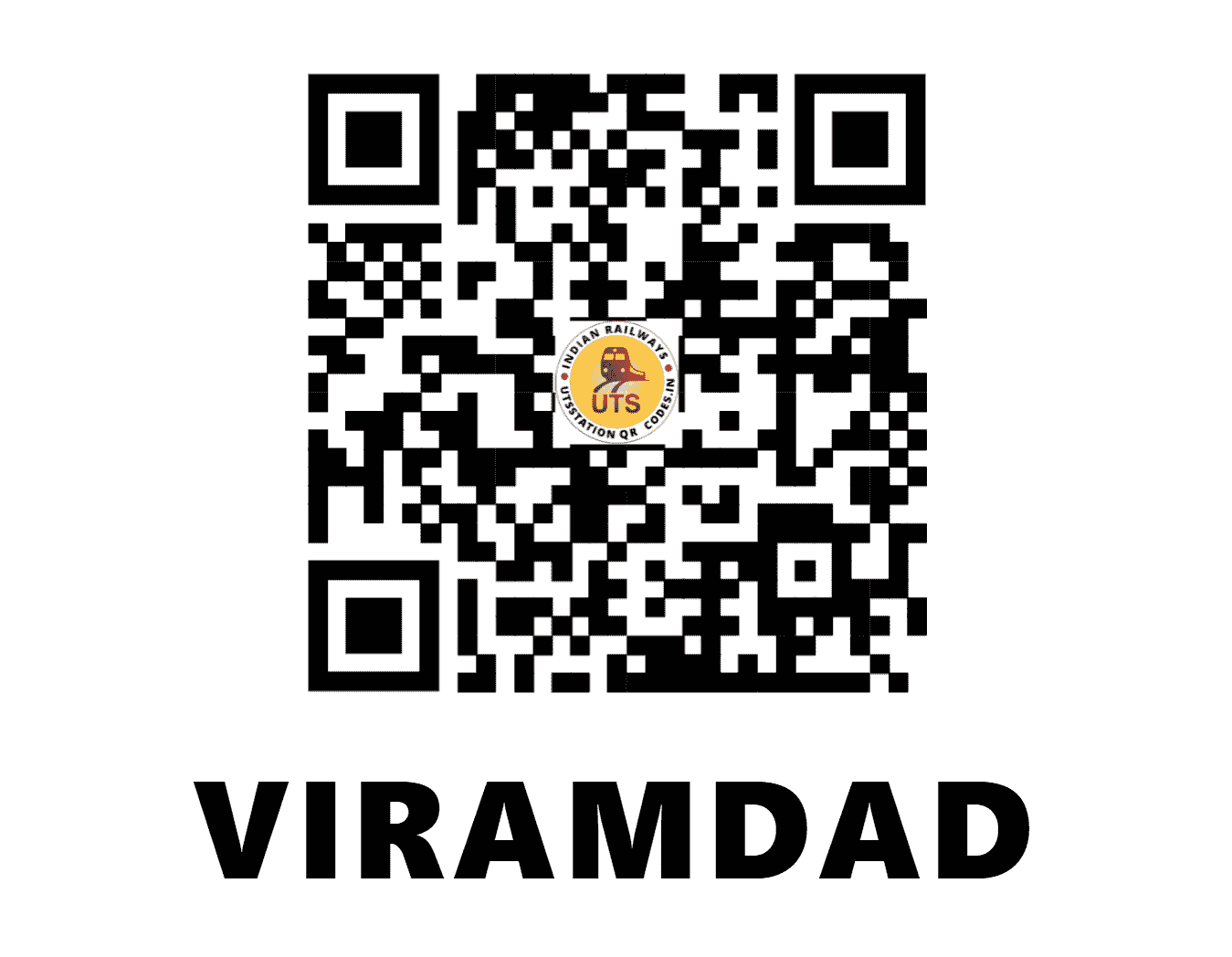 UTS QR Code for VIRAMDAD - VQD - WR (GUJARAT)