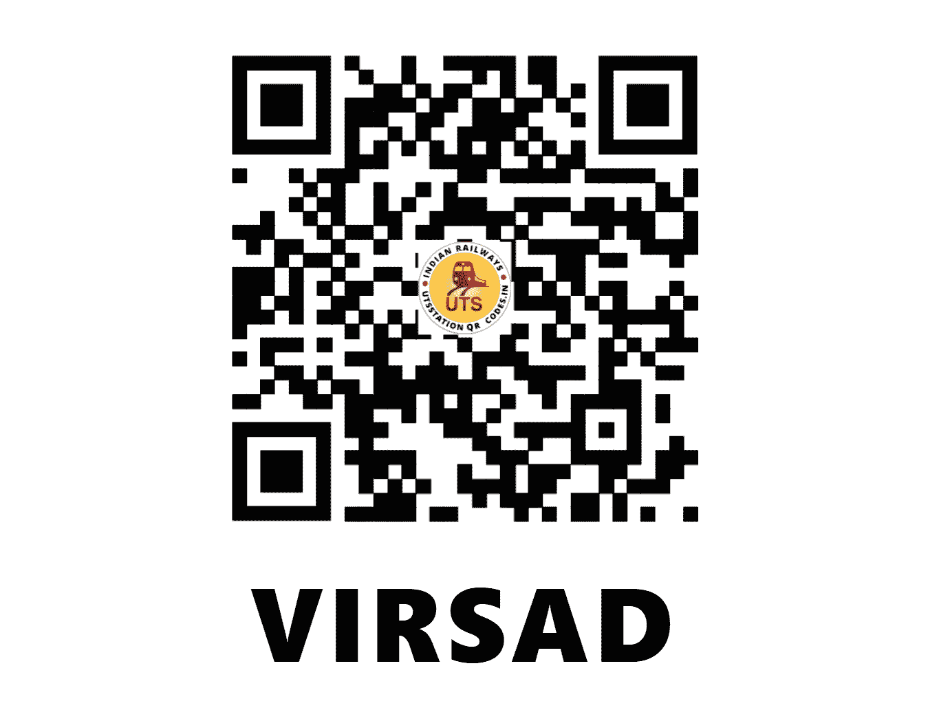 UTS QR Code for VIRSAD - VRS - WR (GUJARAT)