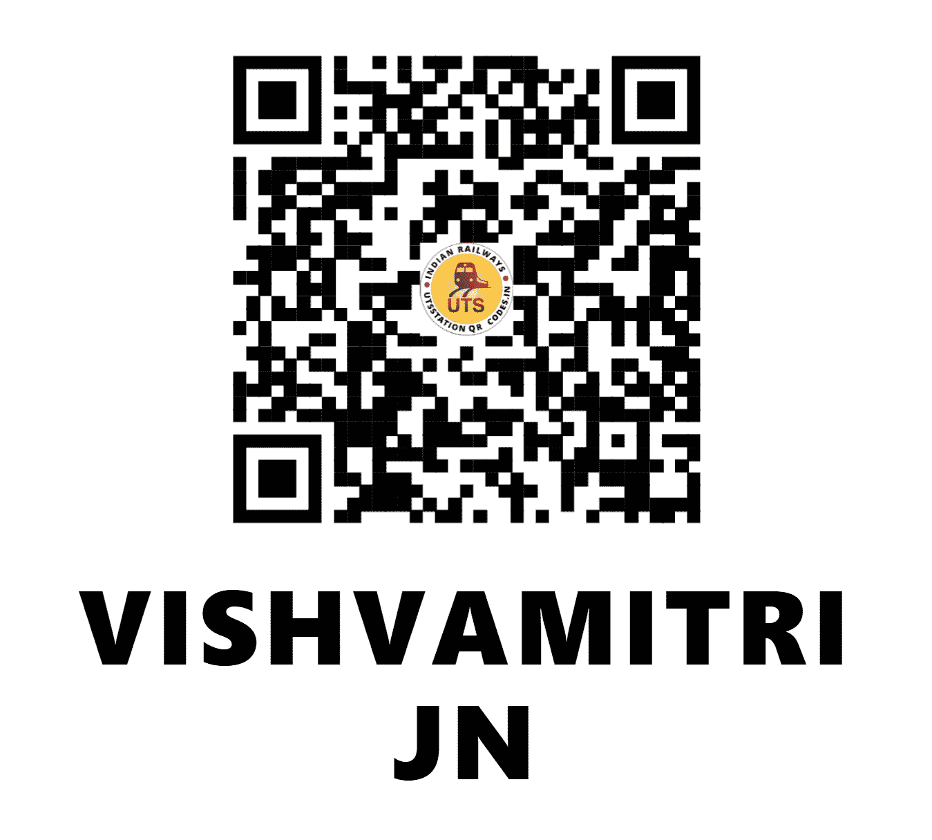 UTS QR Code for VISHVAMITRI JN - VS - WR (GUJARAT)