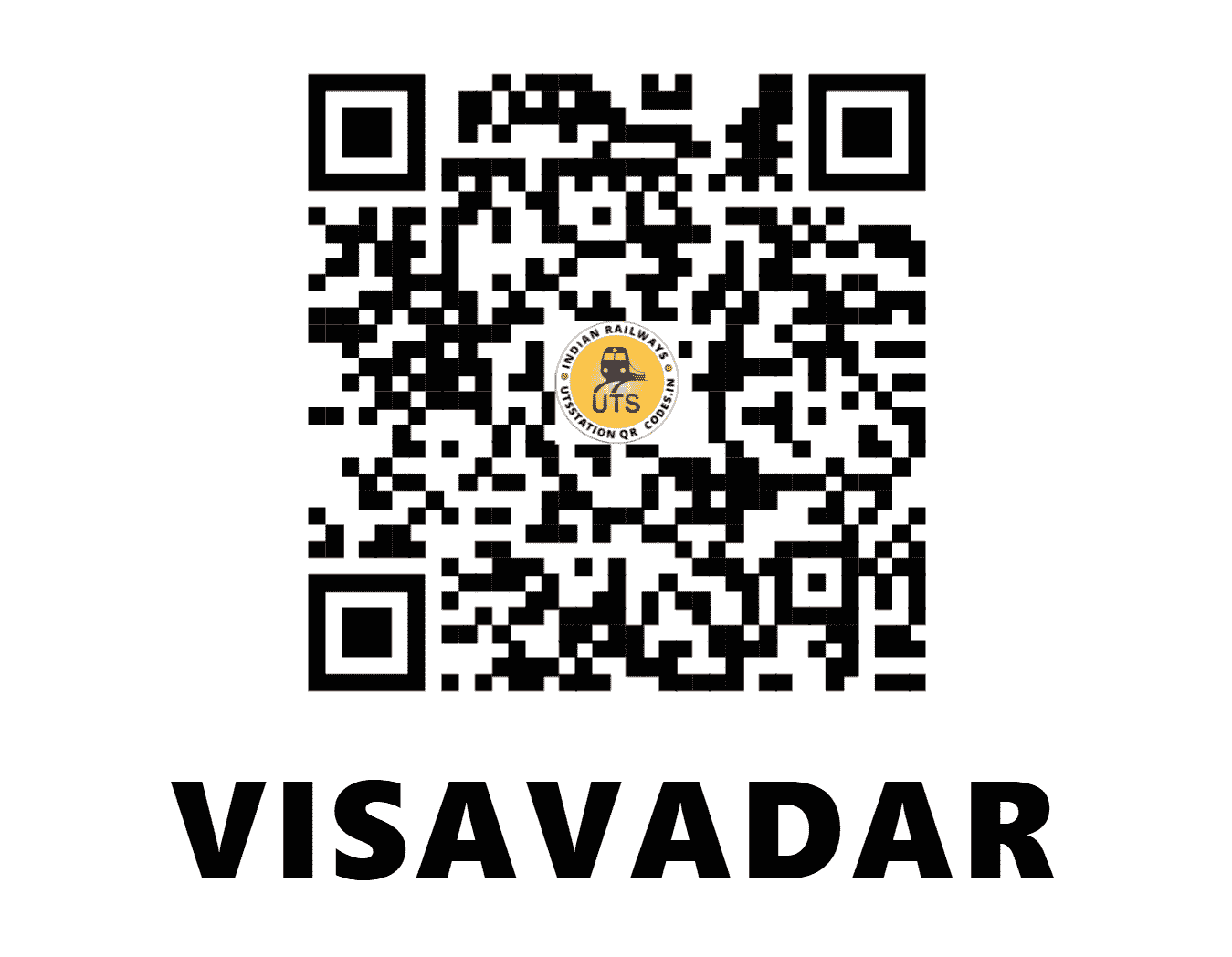 UTS QR Code for VISAVADAR - VSW - WR (GUJARAT)