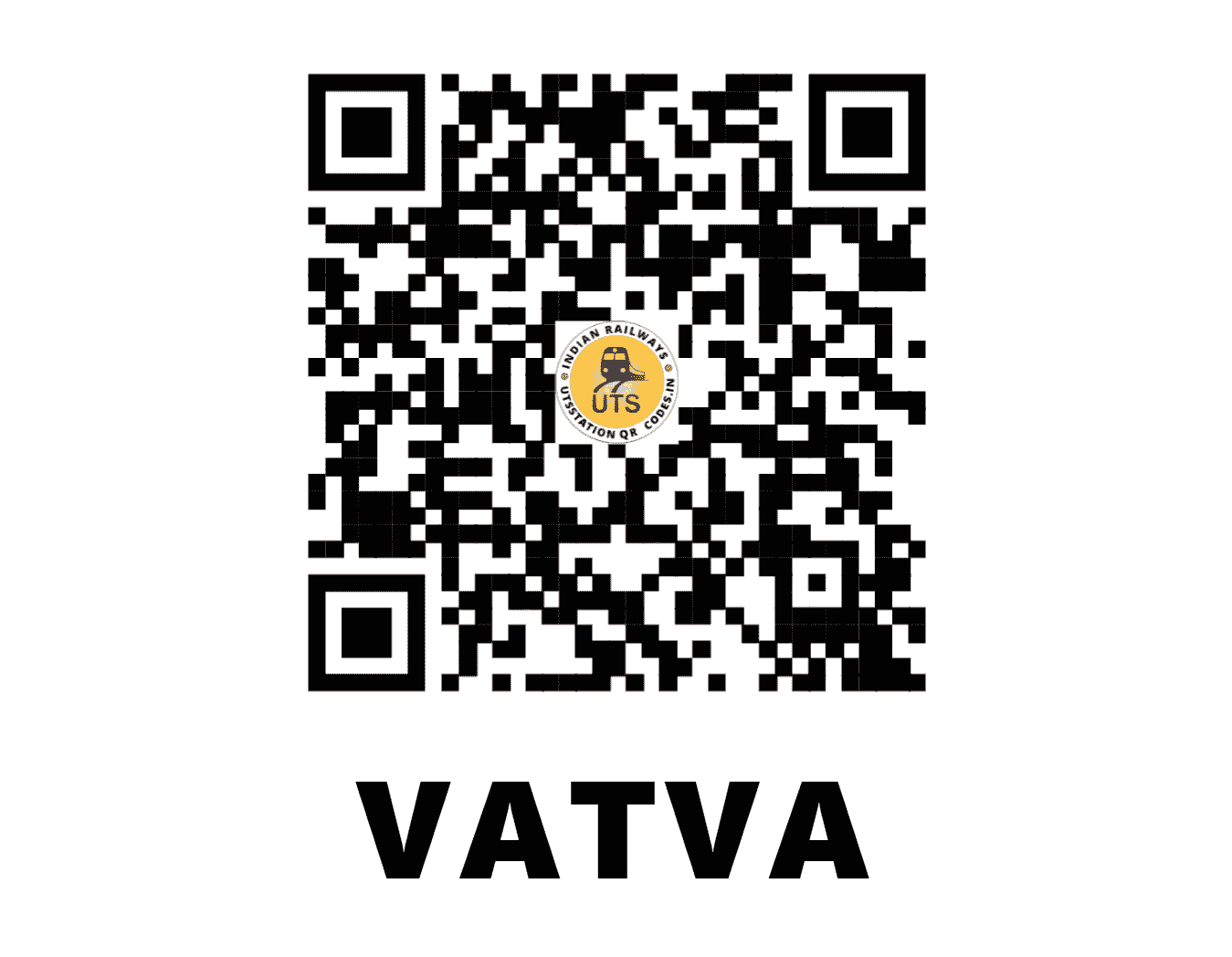 UTS QR Code for VATVA - VTA - WR (GUJARAT)