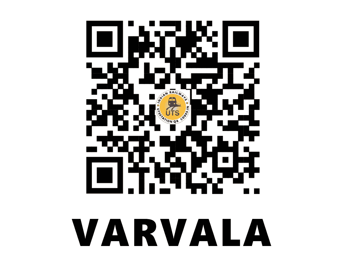 UTS QR Code for VARVALA - VVA - WR (GUJARAT)