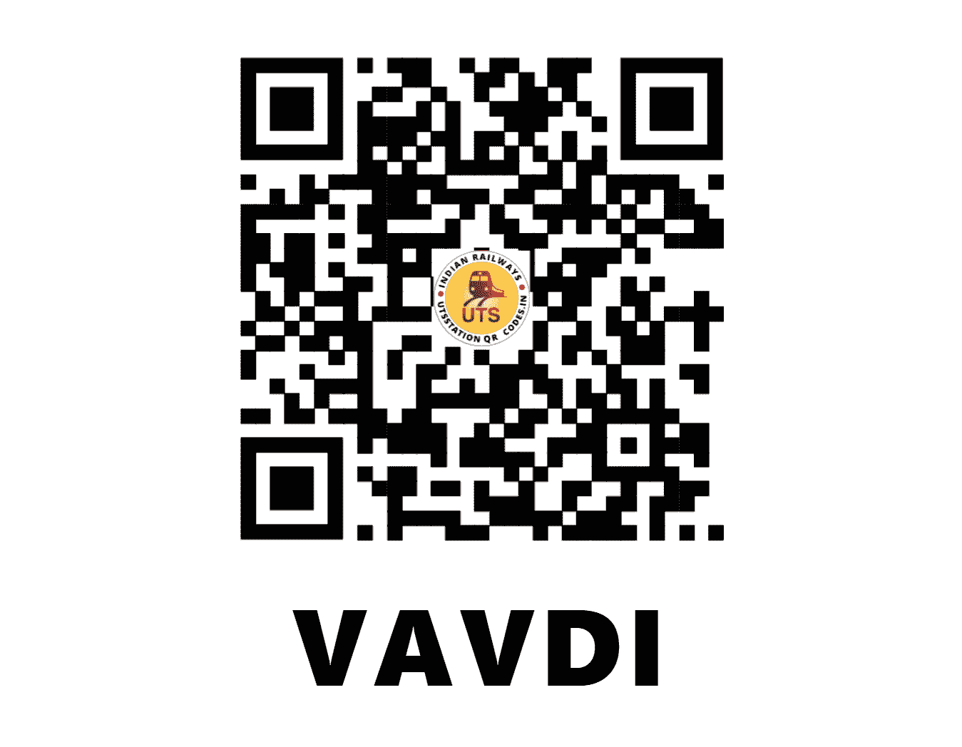 UTS QR Code for VAVDI - VVD - WR (GUJARAT)