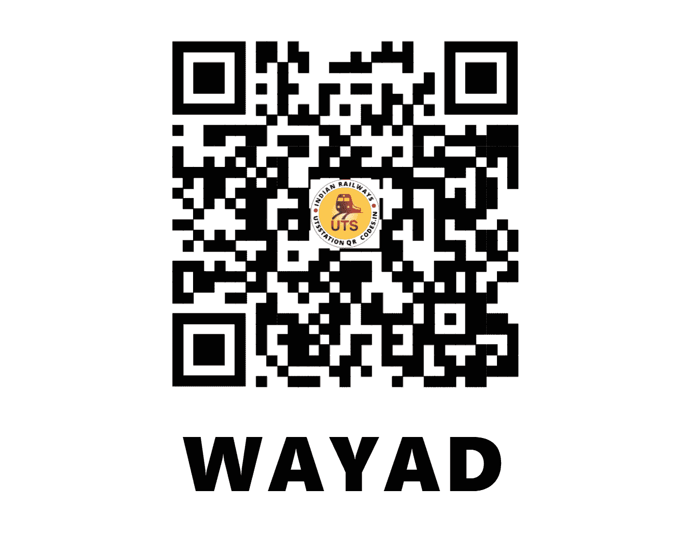 UTS QR Code for WAYAD - WAAD - WR (GUJARAT)