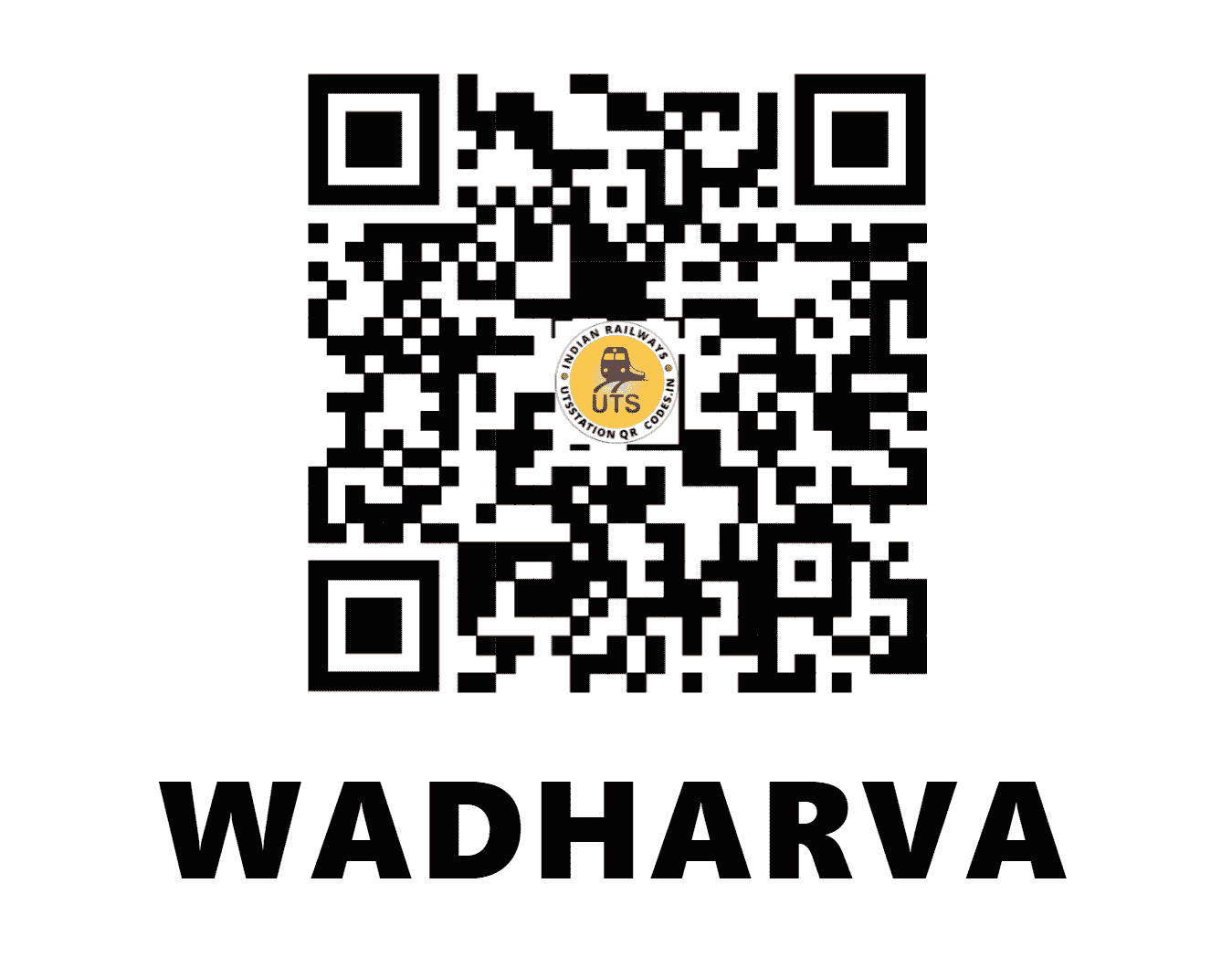 UTS QR Code for WADHARVA - WDHR - WR (GUJARAT)
