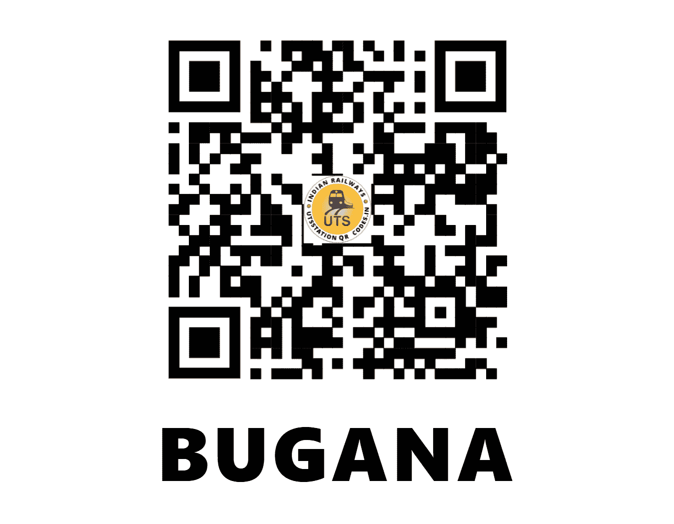 UTS QR Code for BUGANA - BFN - NR (HARYANA)