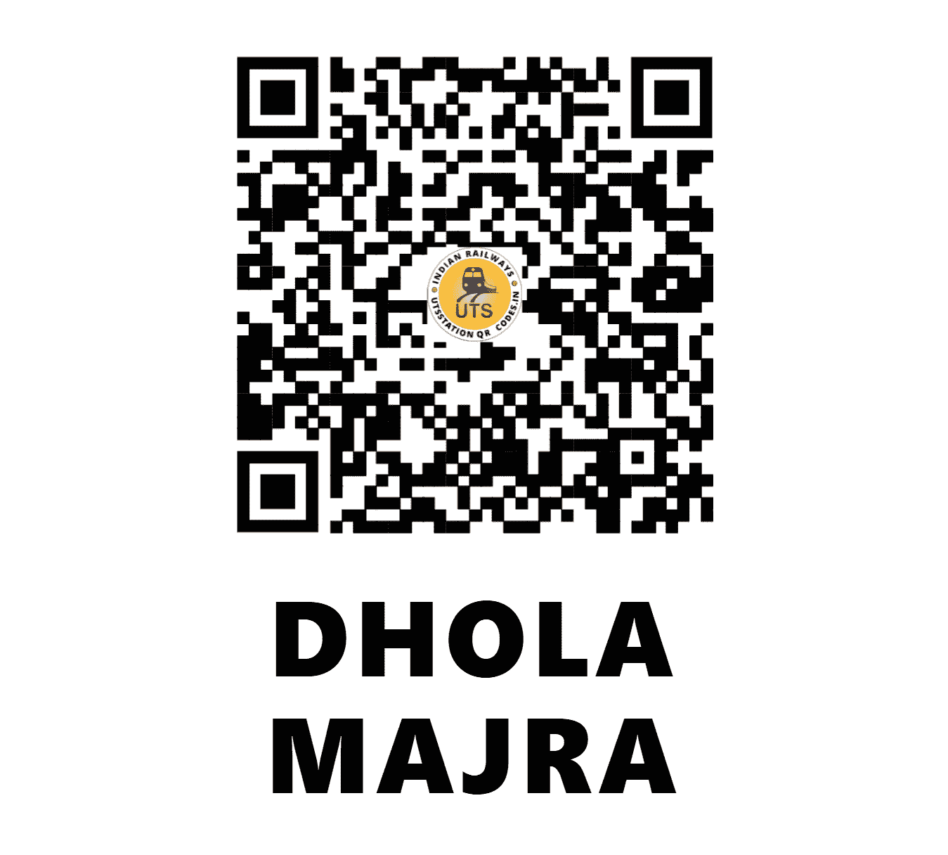 UTS QR Code for DHOLA MAJRA - DHMZ - NR (HARYANA)