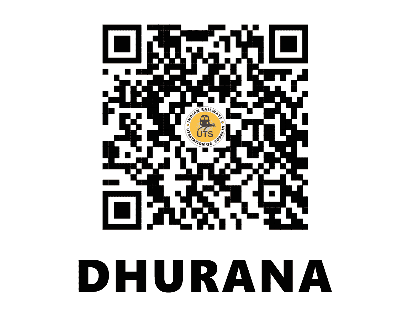 UTS QR Code for DHURANA - DHRN - NR (HARYANA)