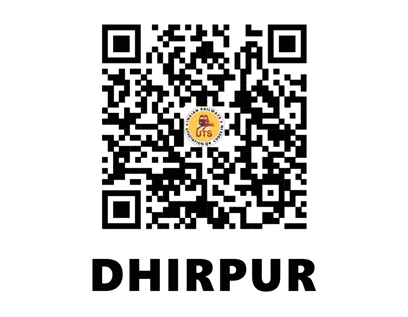UTS QR Code for DHIRPUR - DPP - NR (HARYANA)
