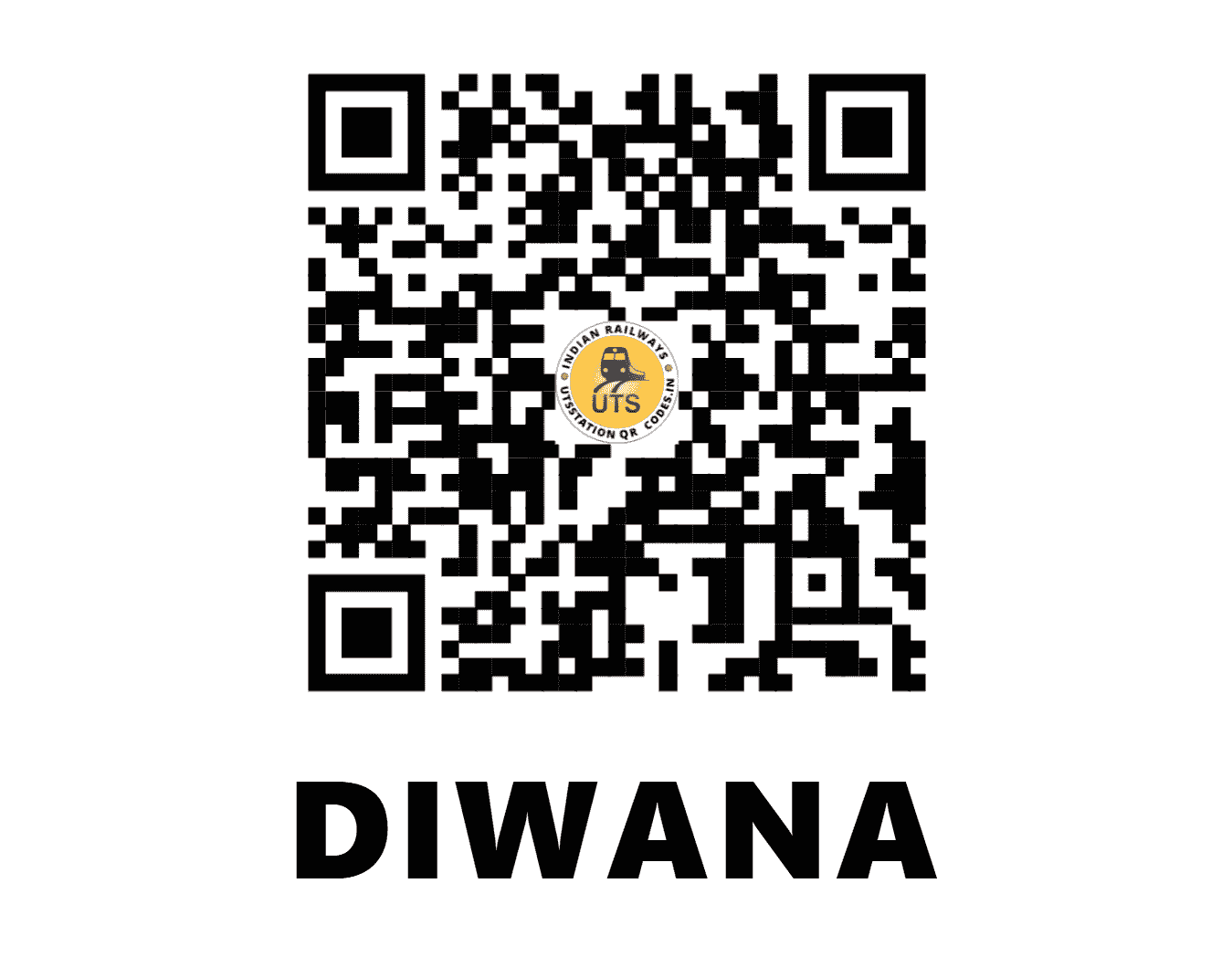 UTS QR Code for DIWANA - DWNA - NR (HARYANA)