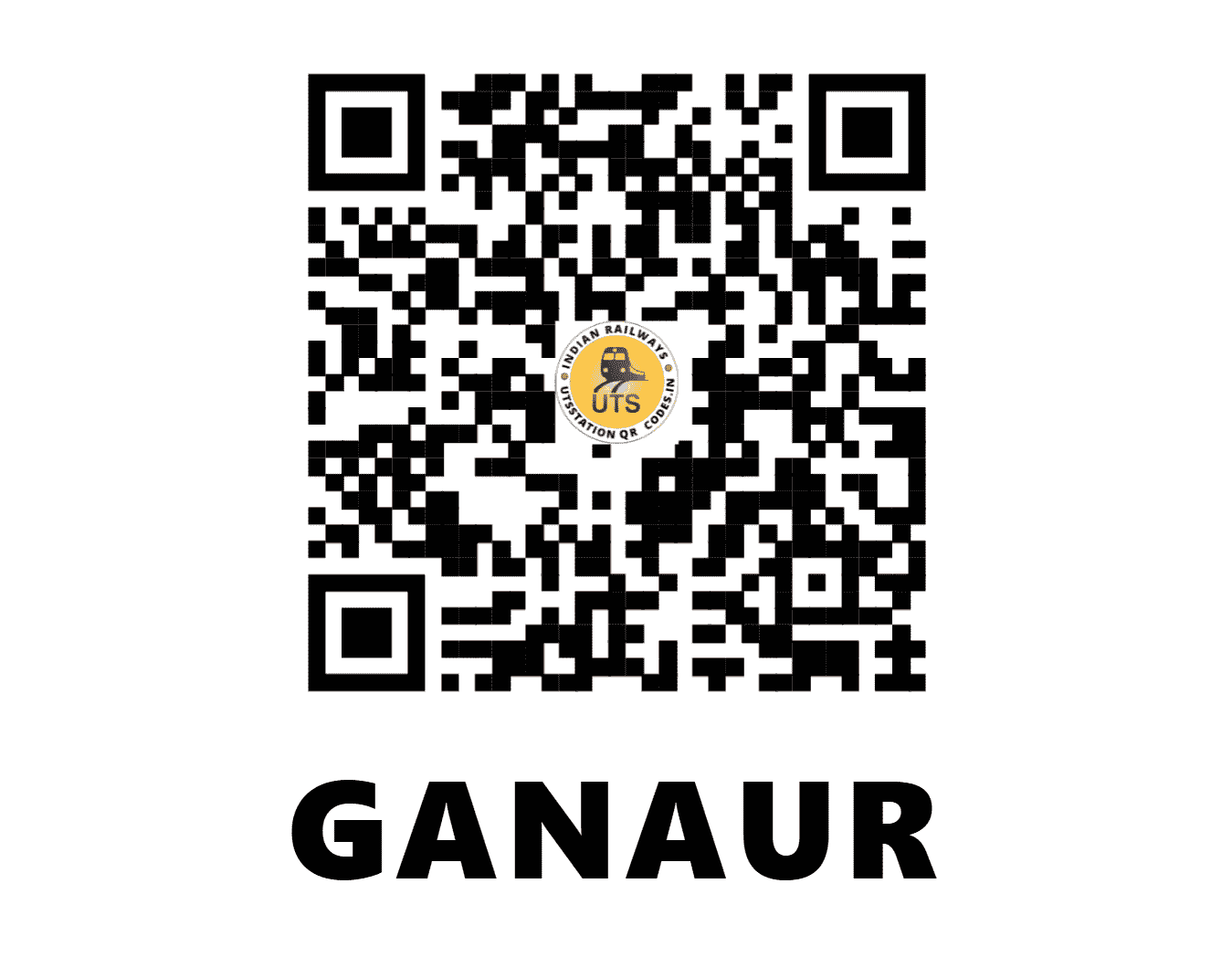 UTS QR Code for GANAUR - GNU - NR (HARYANA)