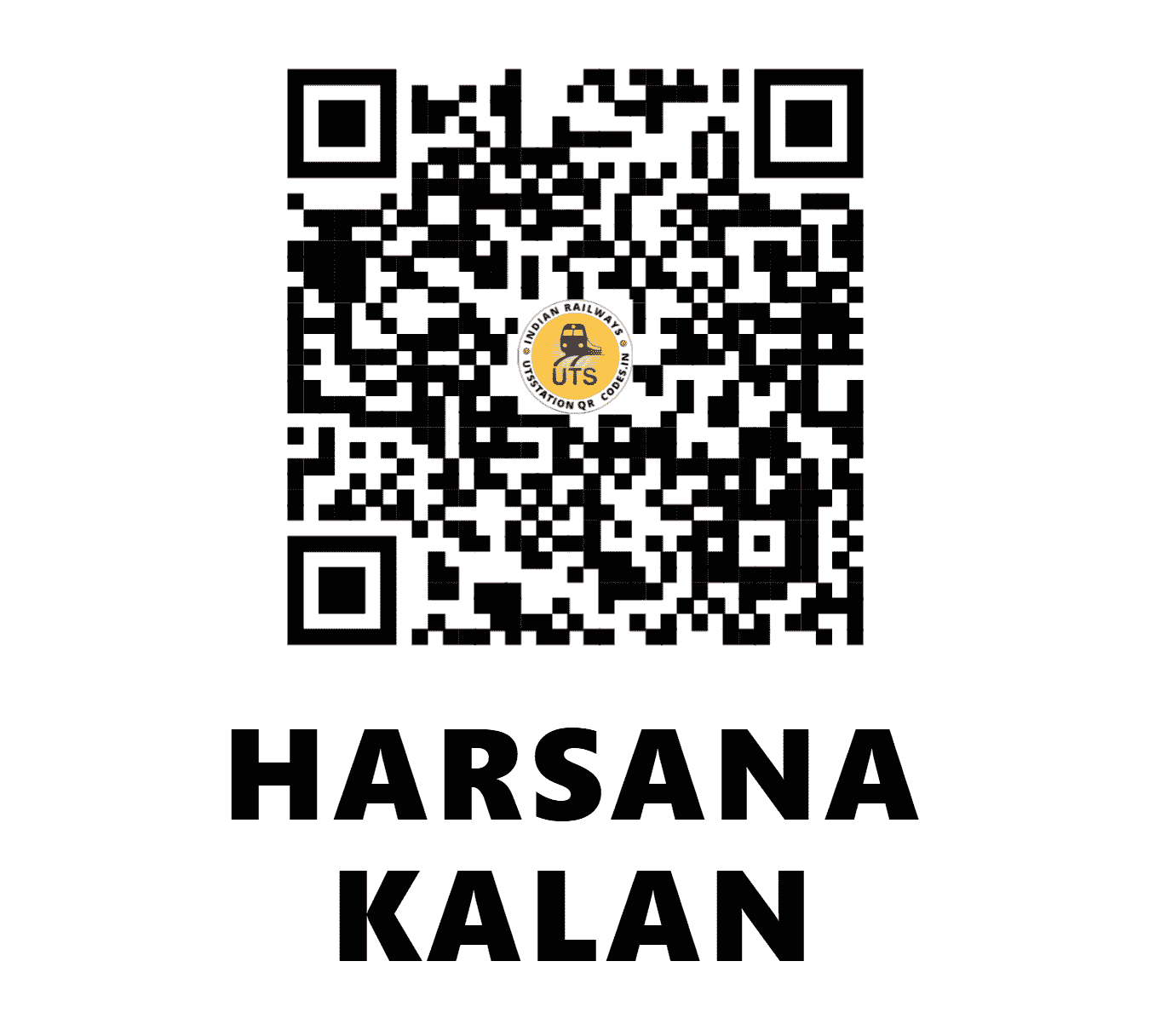UTS QR Code for HARSANA KALAN - HNN - NR (HARYANA)